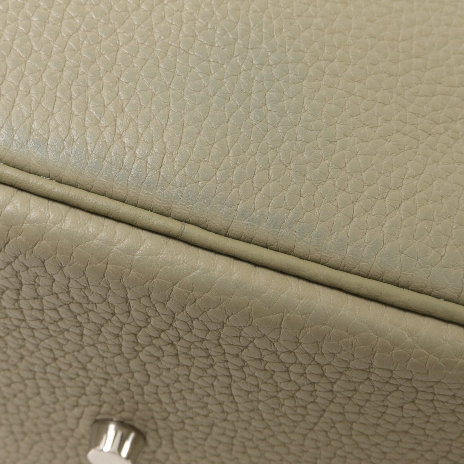 HERMES Clemence皮革Lindy 26手挽肩背兩用袋Sauge