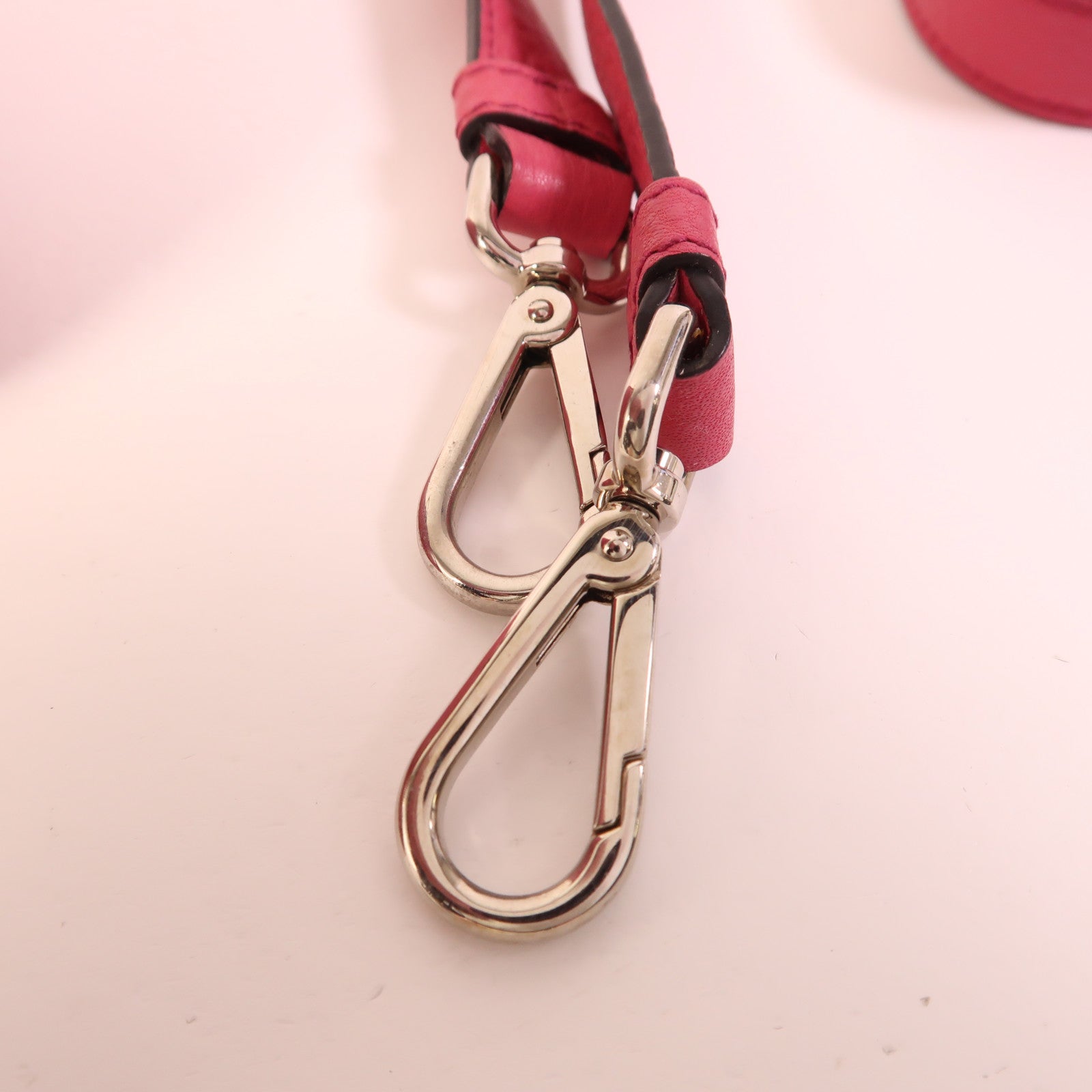 PRADA 牛皮皮革2way Shoulder銀扣手挽肩背兩用袋