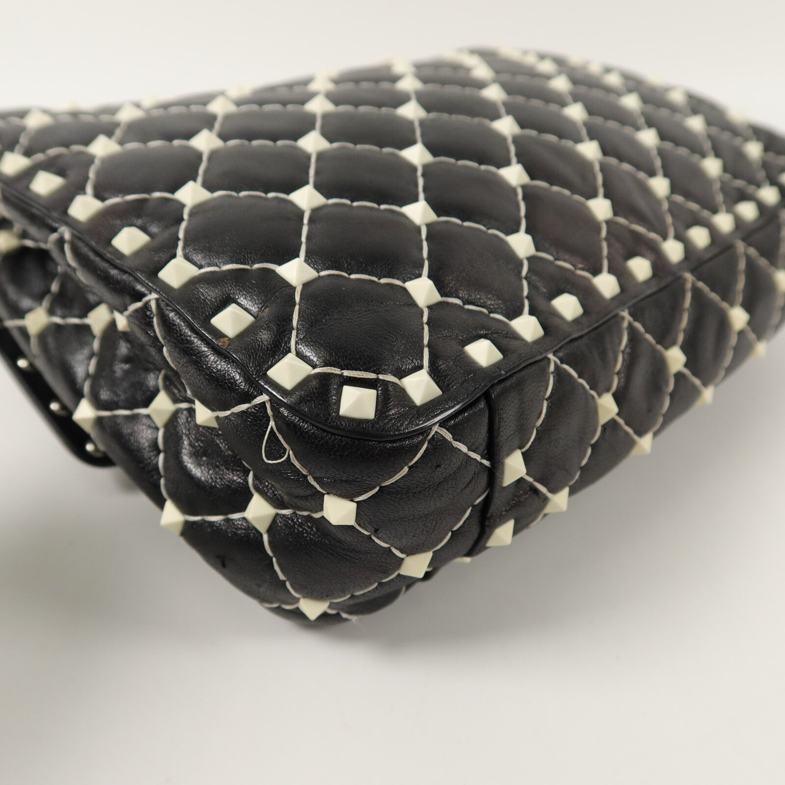 Valentino 牛皮皮革Rockstud Spike手挽肩背兩用袋