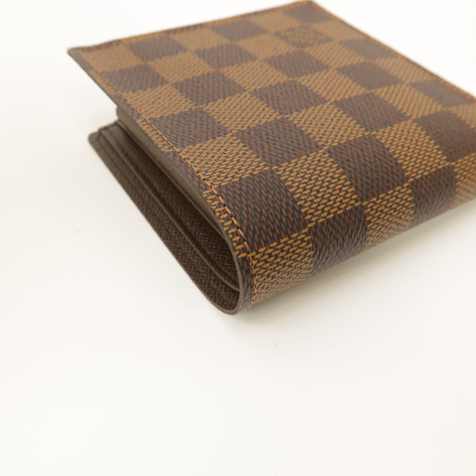 LOUIS VUITTON Damier Marco Wallet金扣錢包啡色