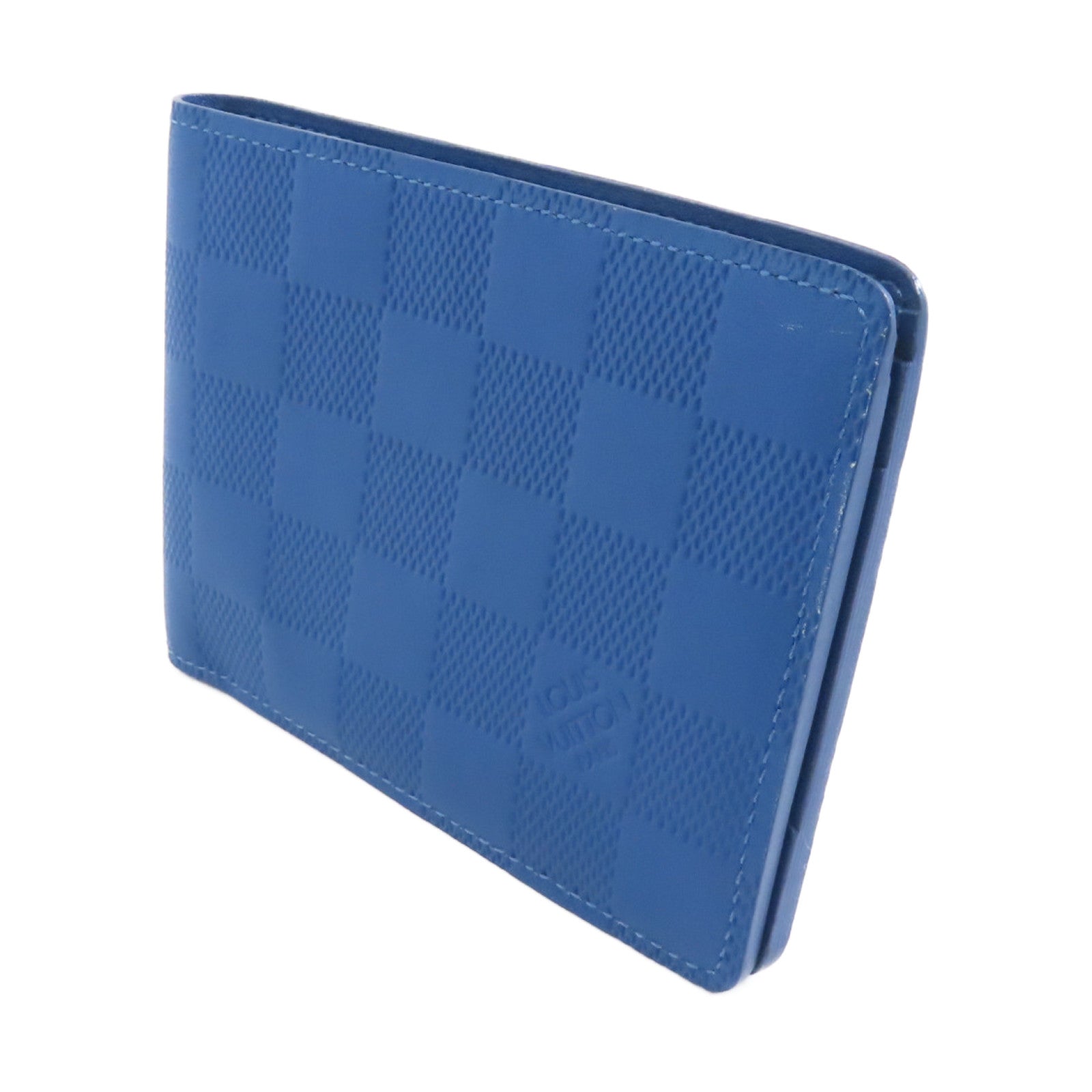 LOUIS VUITTON Damier Infini Multiple Wallet錢包藍色