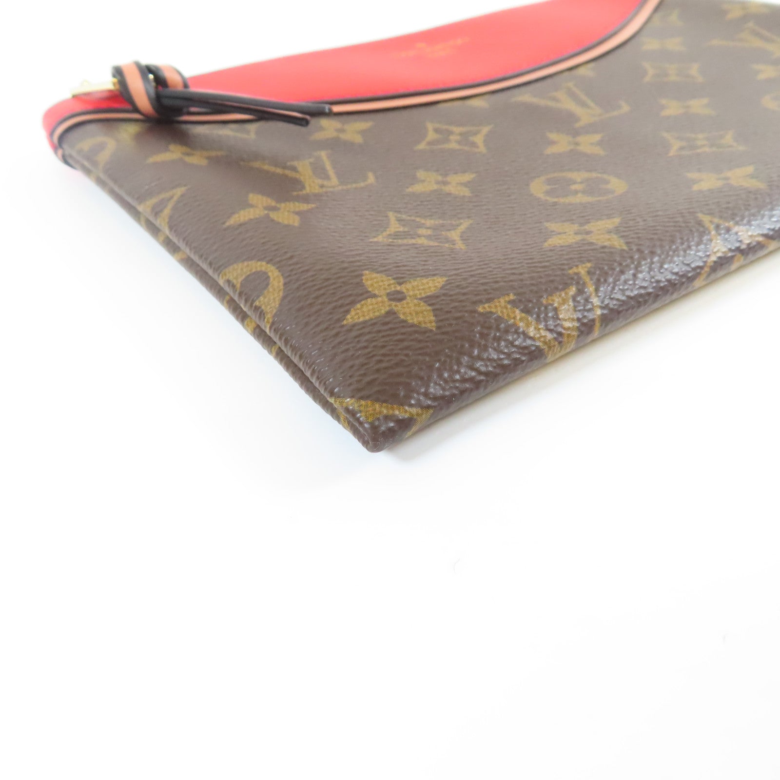 LOUIS VUITTON 【激減優惠】Monogram Tuileries Pochette金扣小袋啡色