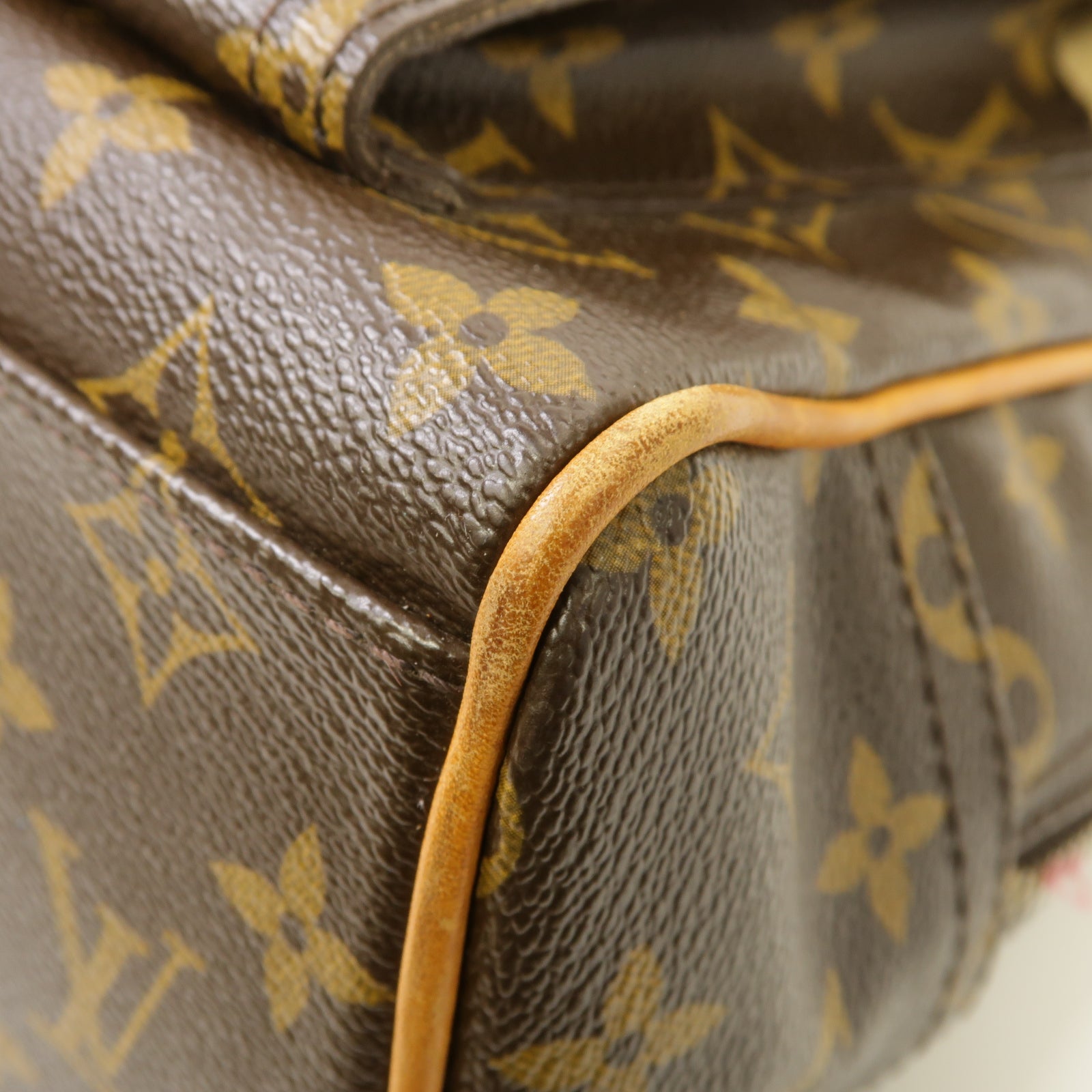 LOUIS VUITTON 【激減優惠】Monogram Manhattan GM金扣肩背袋棕色