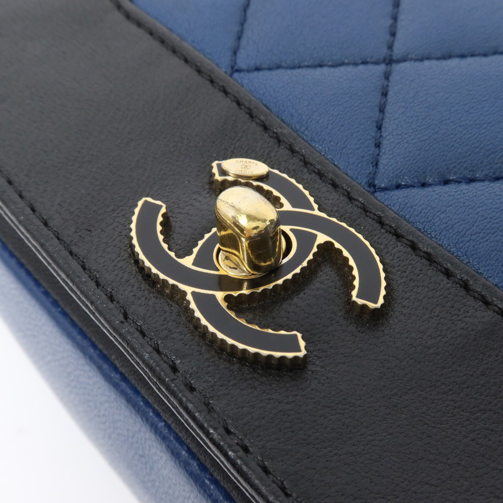 CHANEL 羊皮皮革Mademoiselle Vintage Flap Bag鏈帶肩背袋