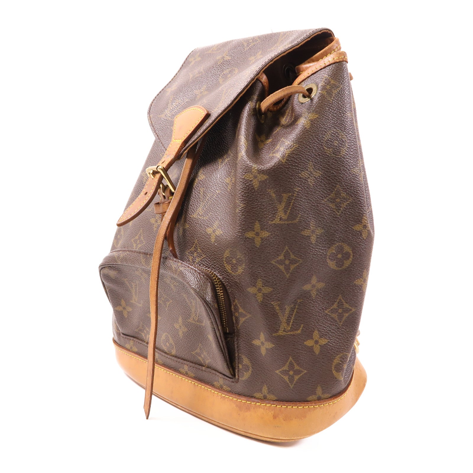 LOUIS VUITTON Monogram Montsouris MM Backpack金扣背包