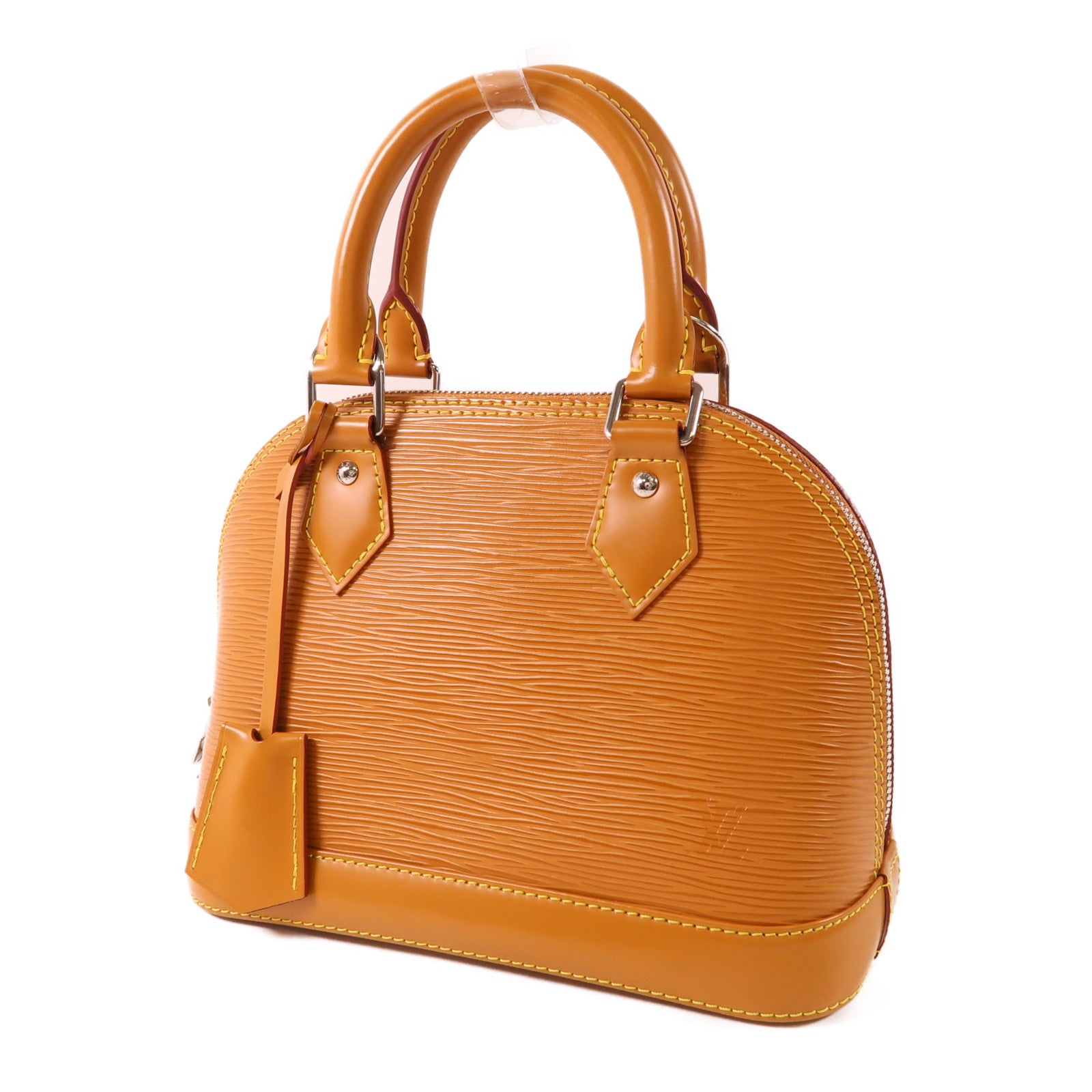 LOUIS VUITTON Epi Alma BB銀扣手挽肩背兩用袋