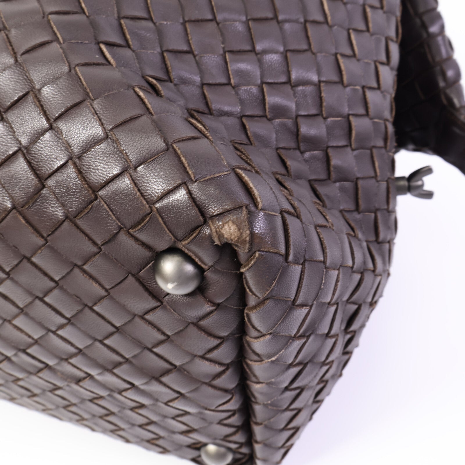 BOTTEGA VENETA 羊皮皮革Boston Bag手挽袋