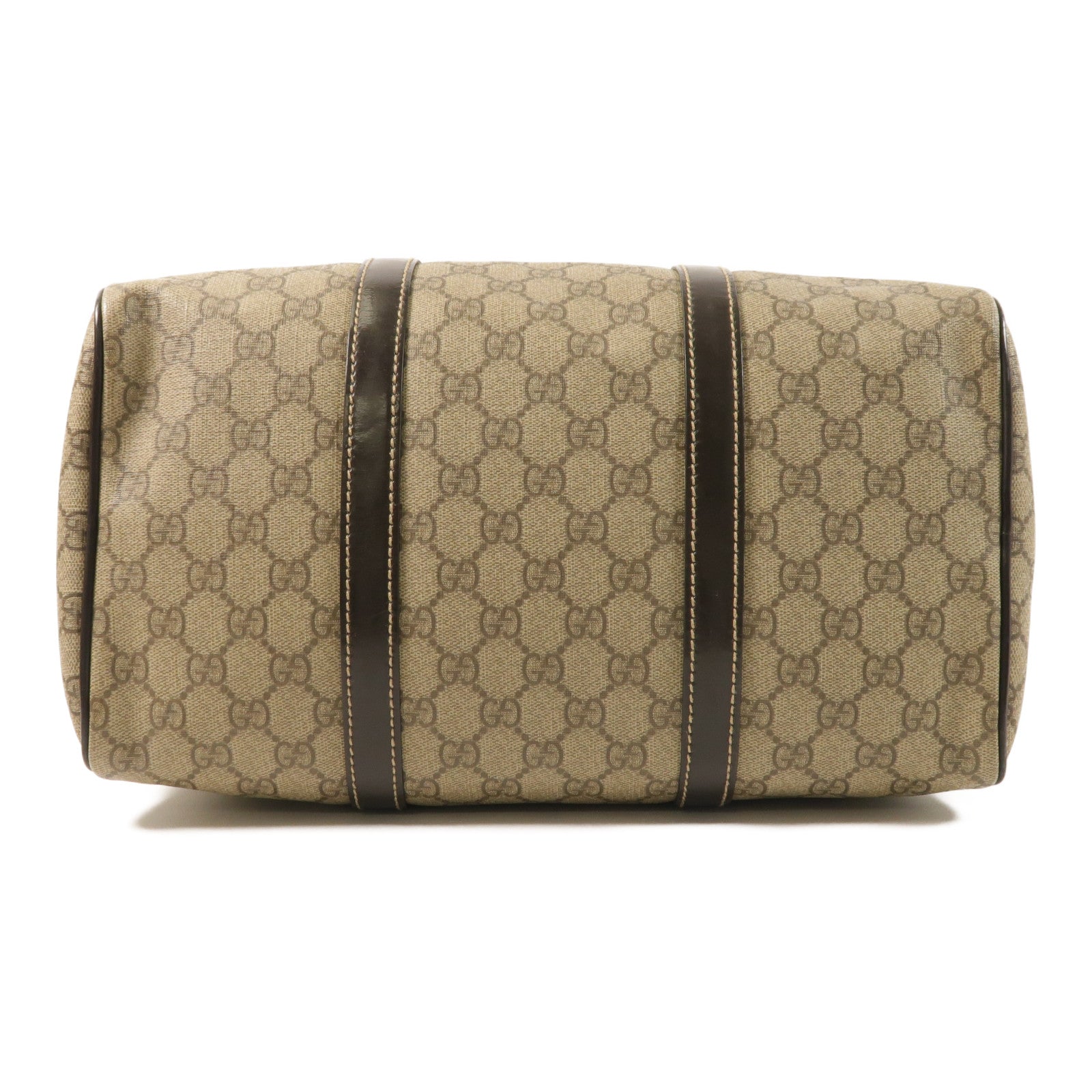 GUCCI 塗層帆布Boston Bag金扣手挽肩背兩用袋