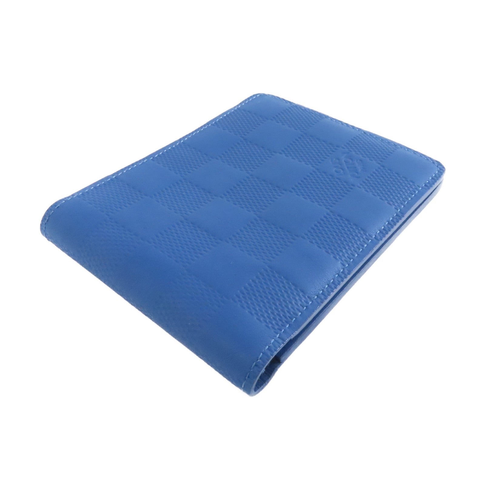LOUIS VUITTON Damier Infini Multiple Wallet錢包藍色