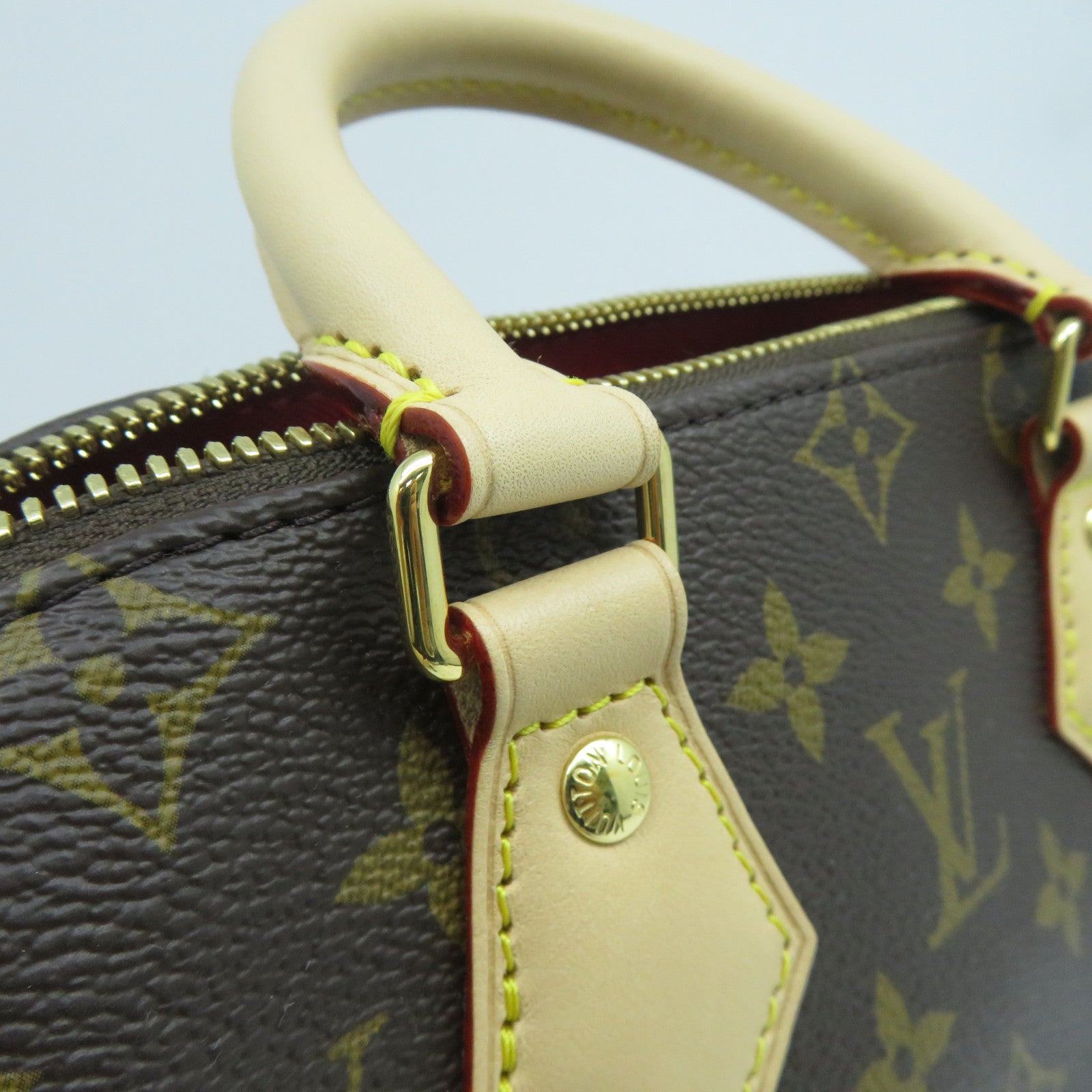 LOUIS VUITTON Monogram Speedy Bandouliere 20金扣手挽肩背兩用袋啡色