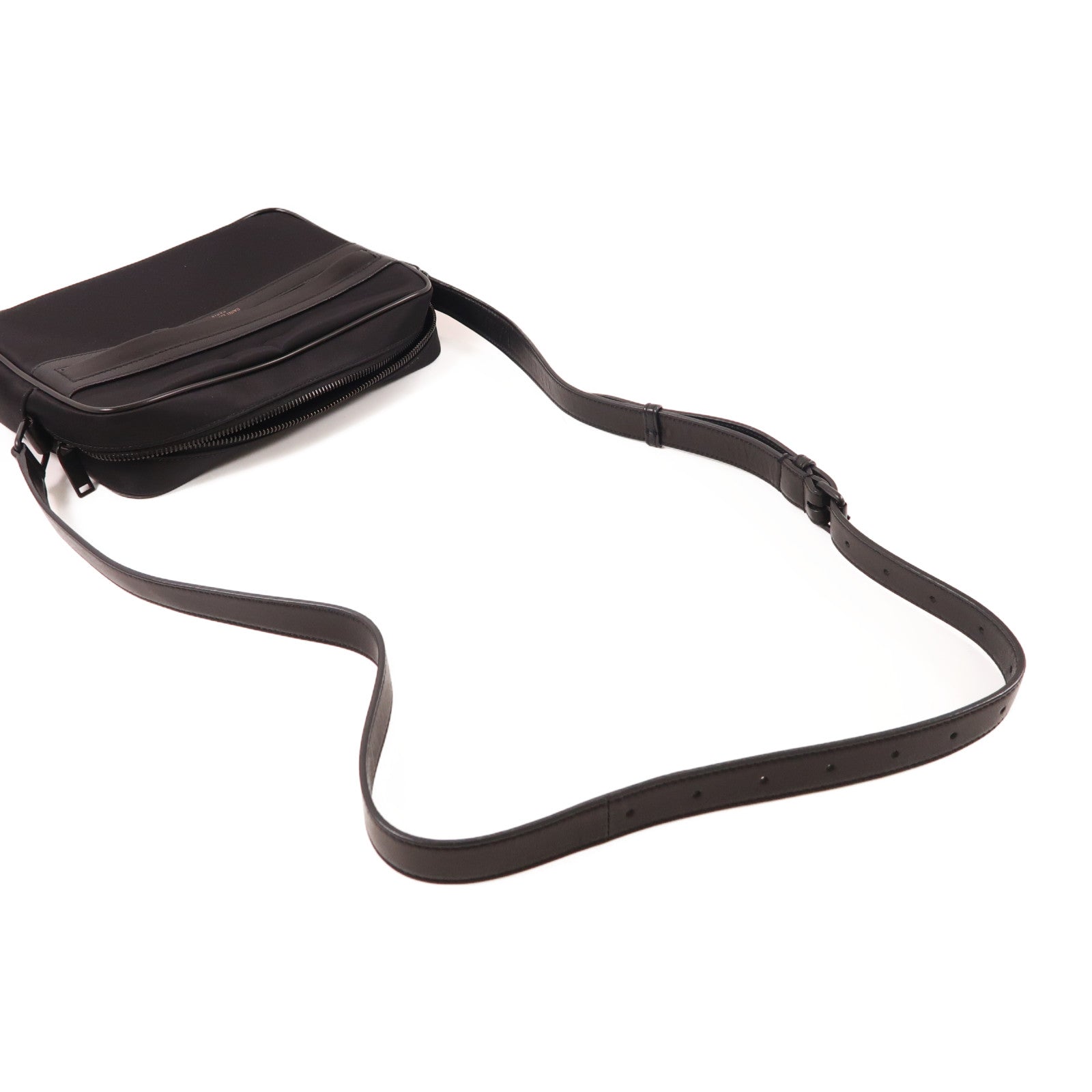 SAINT LAURENT 尼龍/皮革Shoulder Bag肩背袋