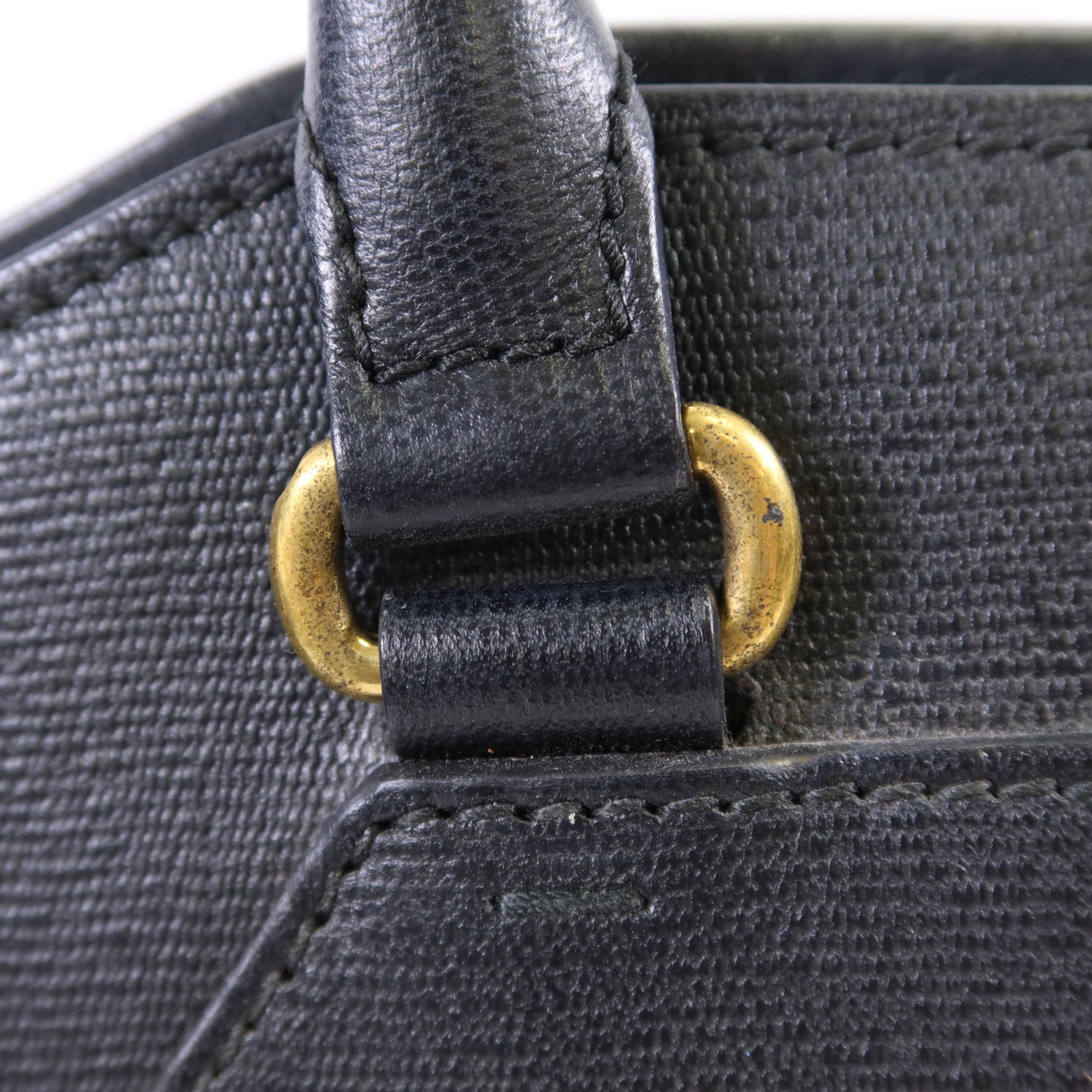 SAINT LAURENT 牛皮皮革Cabas Chyc金扣手挽袋