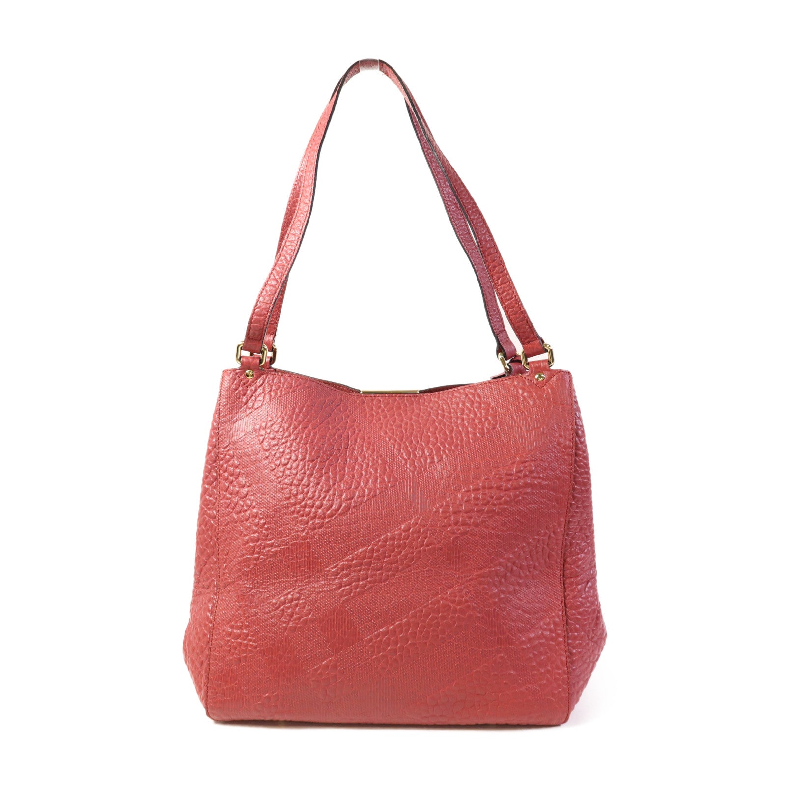 BURBERRY 牛皮皮革Shoulder Bag金扣肩背袋