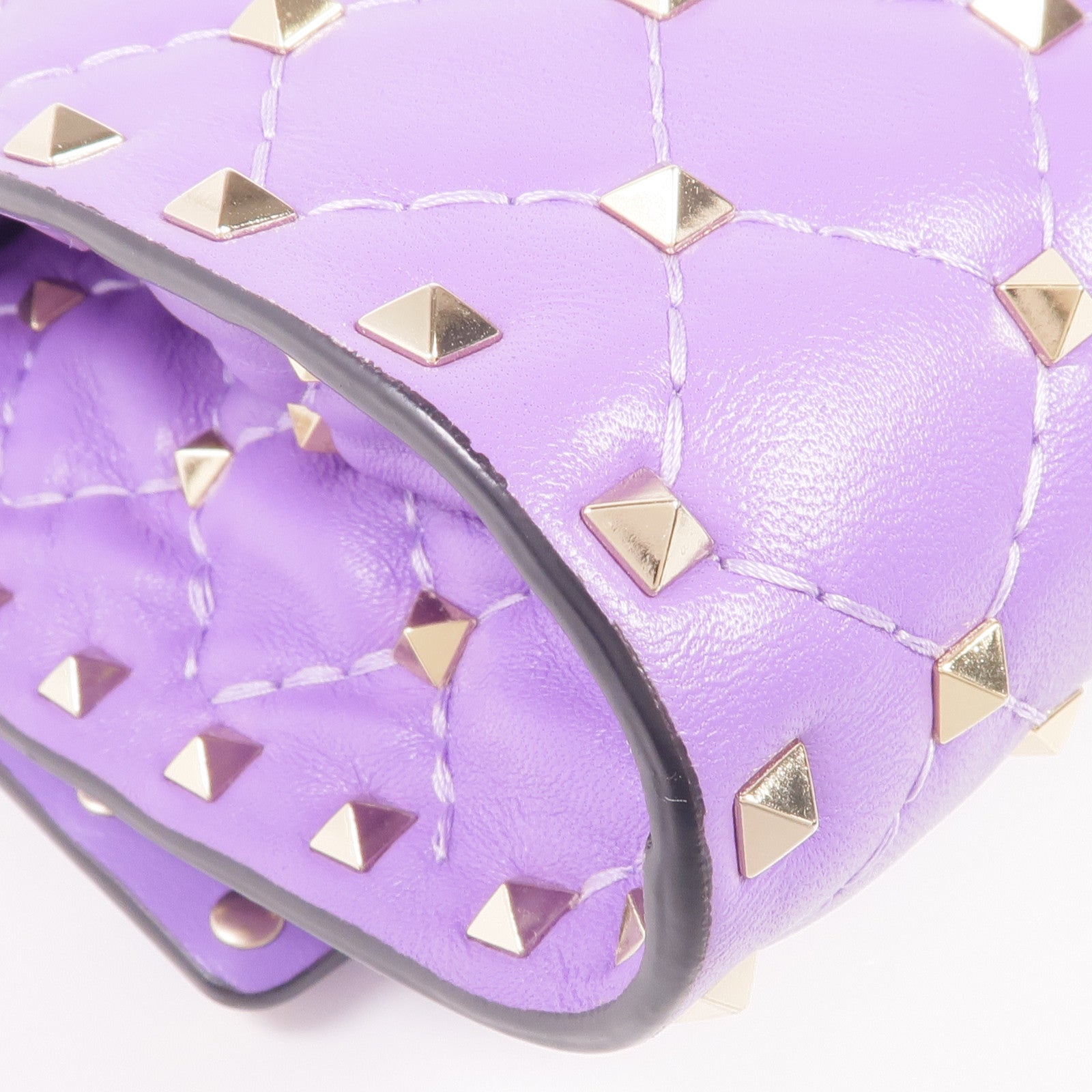 Valentino 羊皮皮革Rockstud Shoulder Bag金扣鏈帶肩背袋
