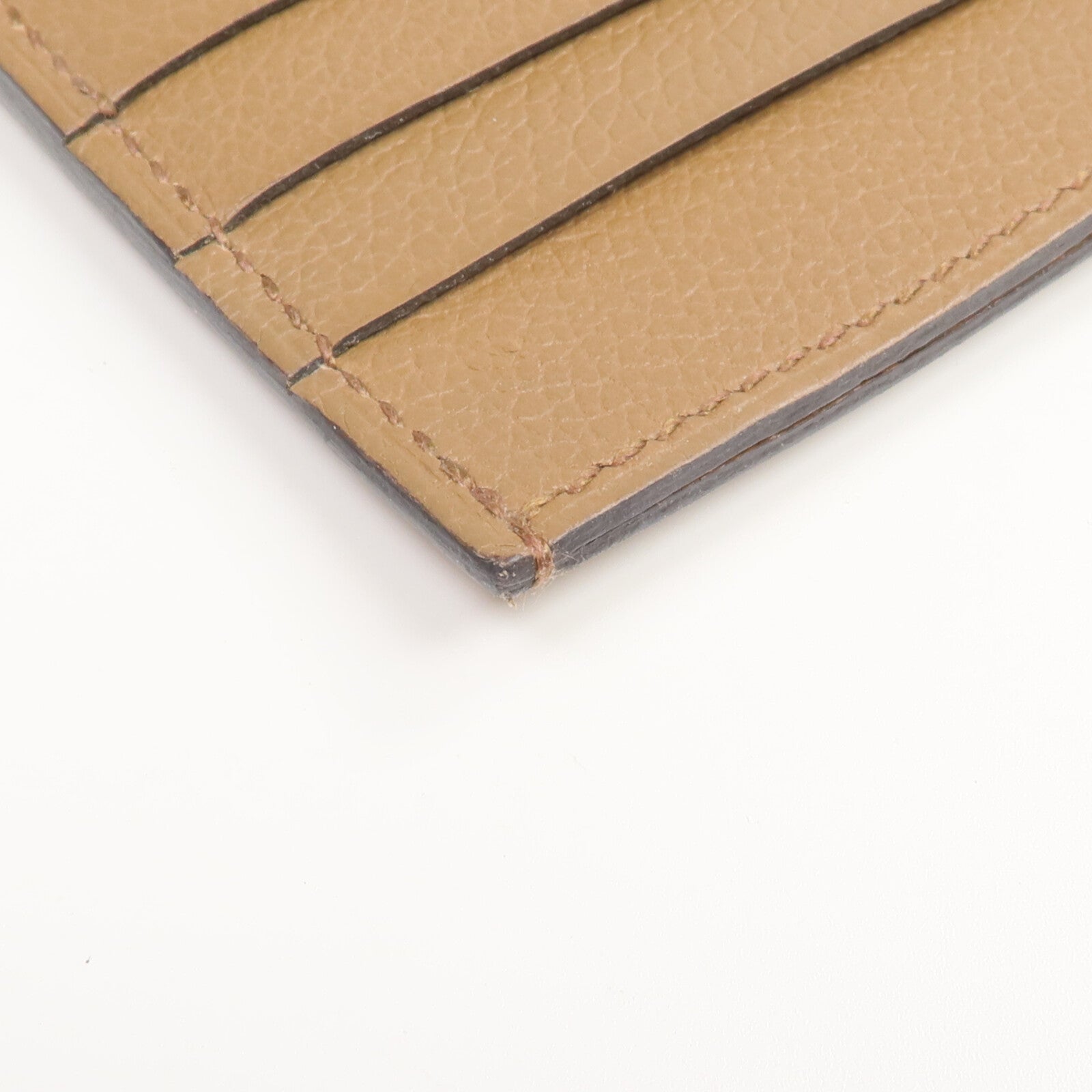 HERMES Evercolor皮革H Sellier Card Holder卡片套Alezan