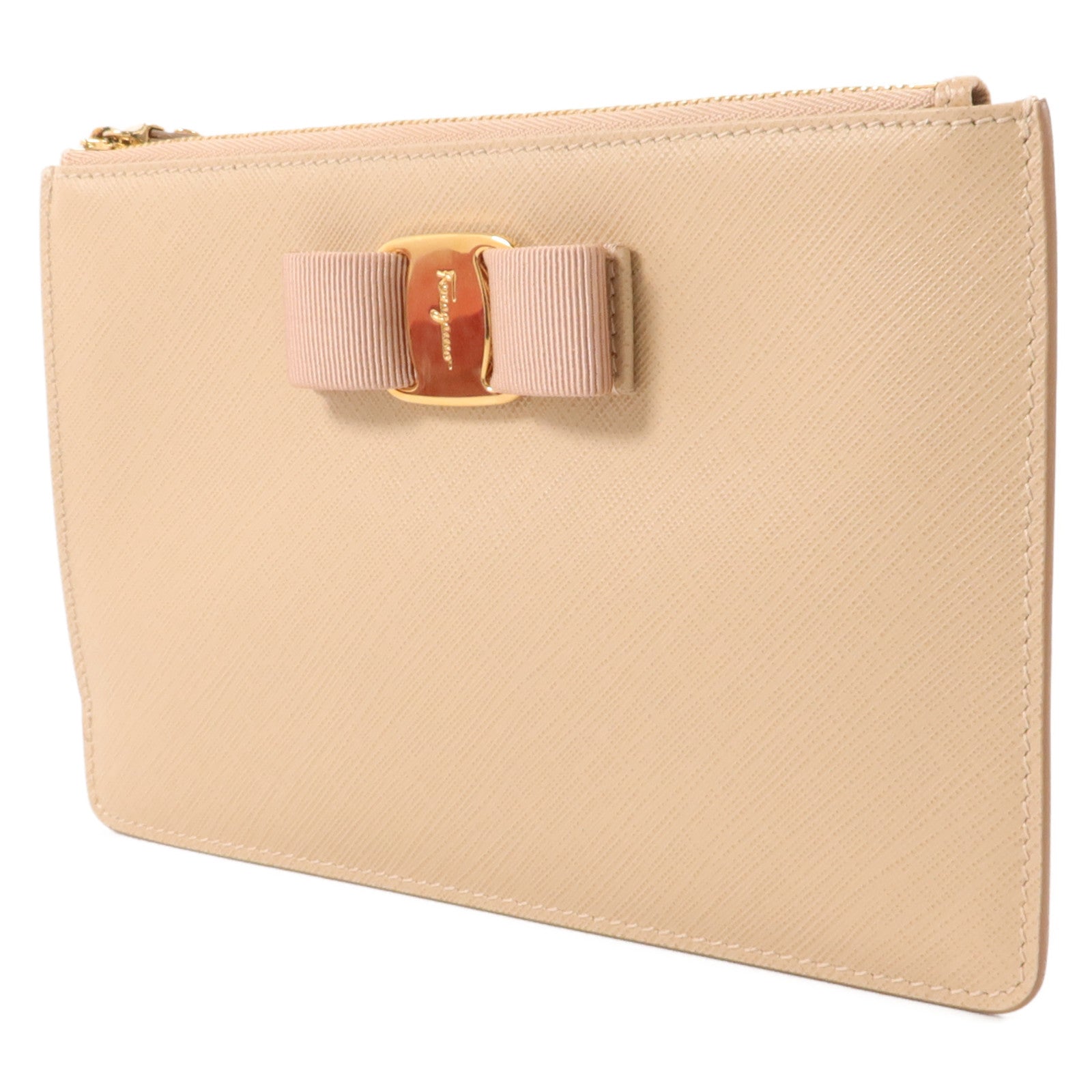 Salvatore Ferragamo 牛皮皮革Vara Bow Pouch小袋