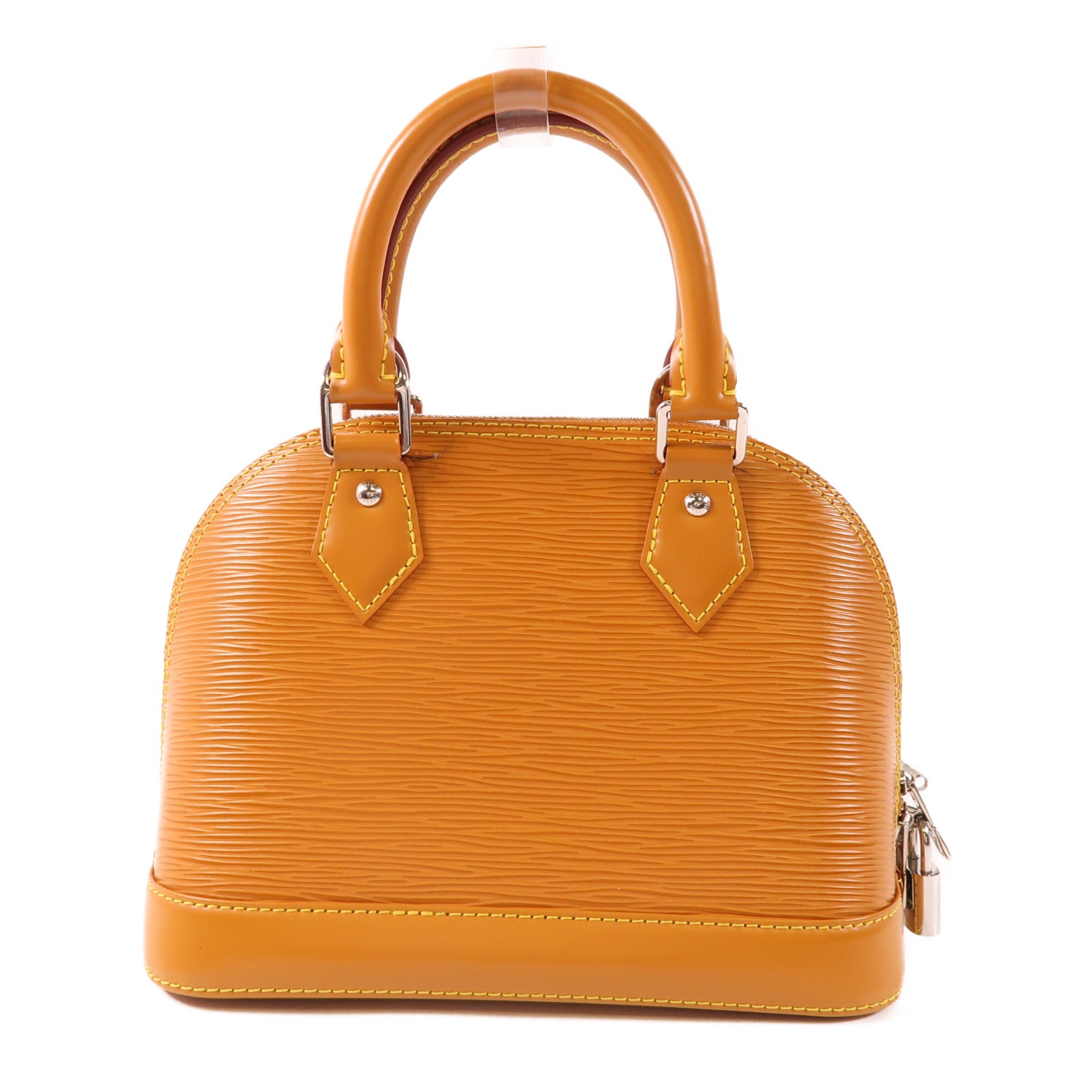 LOUIS VUITTON Epi Alma BB銀扣手挽肩背兩用袋