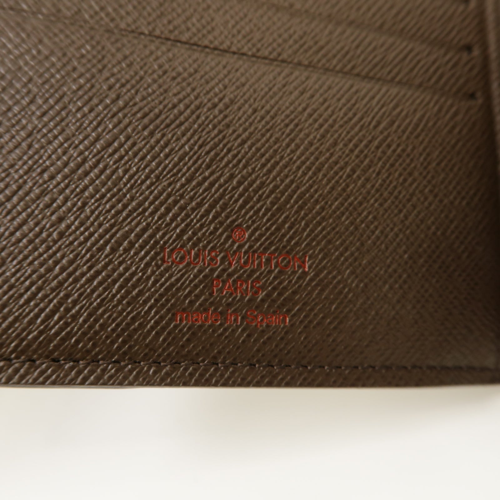 LOUIS VUITTON Damier Marco Wallet金扣錢包啡色