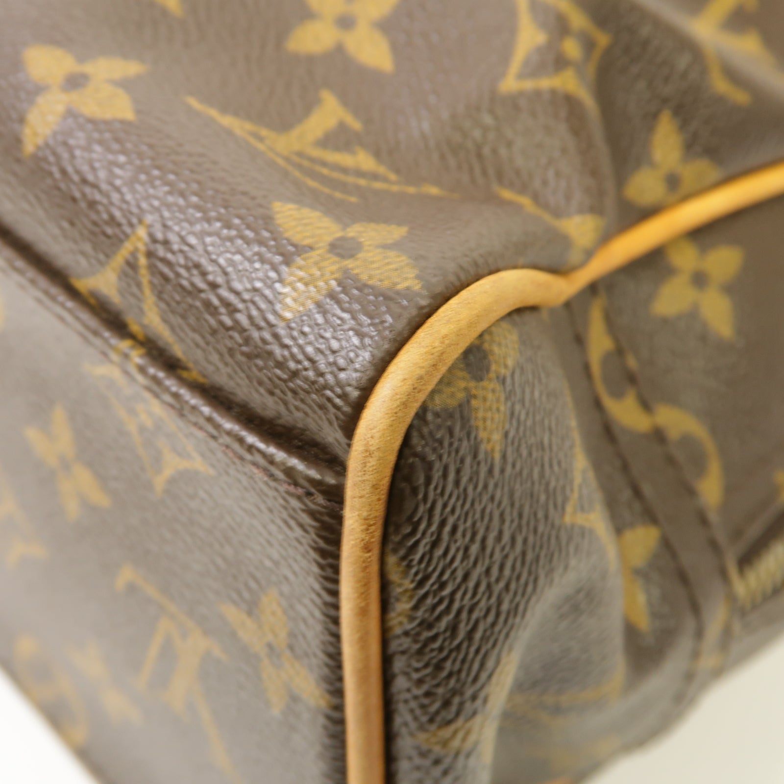 LOUIS VUITTON 【激減優惠】Monogram Manhattan GM金扣肩背袋棕色