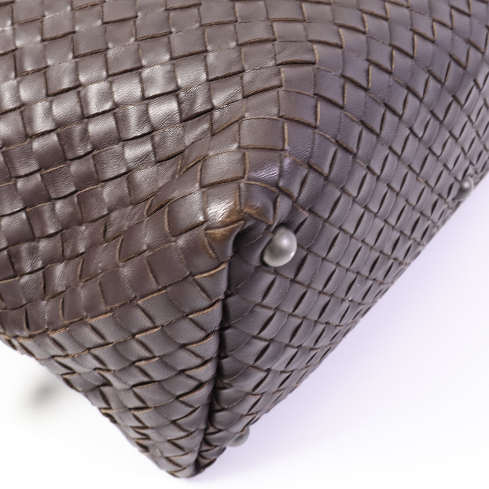 BOTTEGA VENETA 羊皮皮革Boston Bag手挽袋