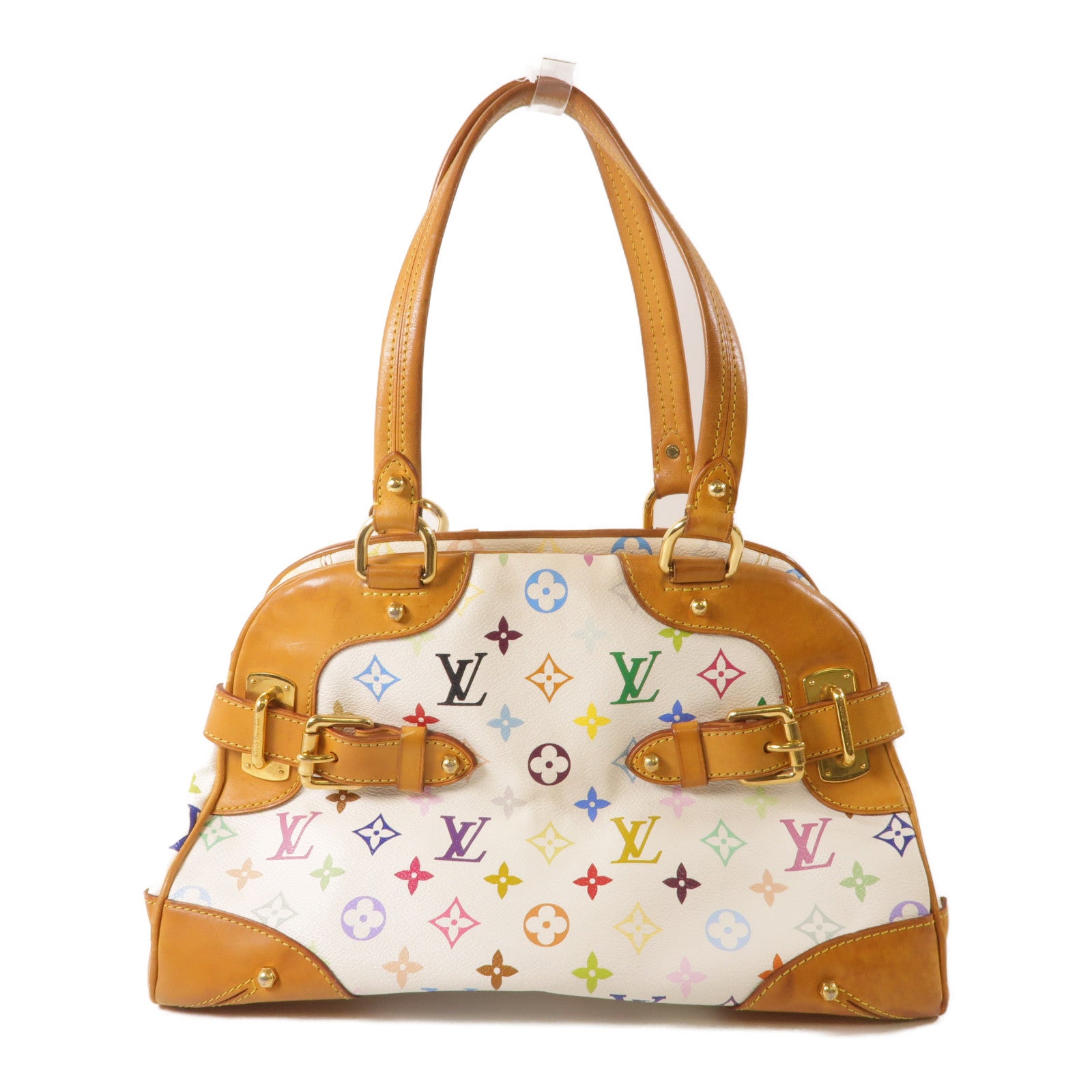 LOUIS VUITTON Monogram Multicolore Claudia金扣手挽袋