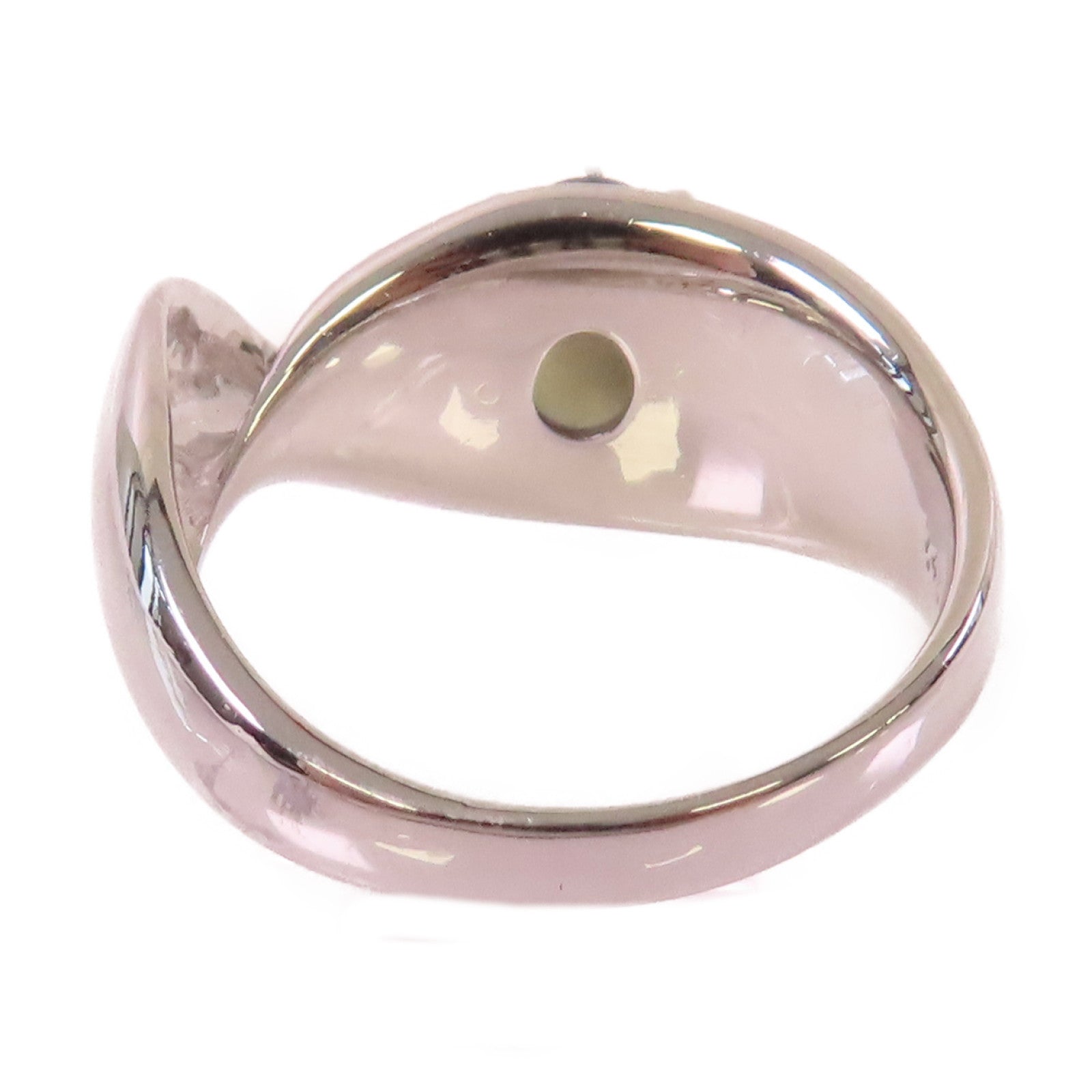 JEWELRY **【激減優惠】PT900鉑金/1.457ct貓眼石/0.15ct鑽石Cat Eye Ring戒指#6.75