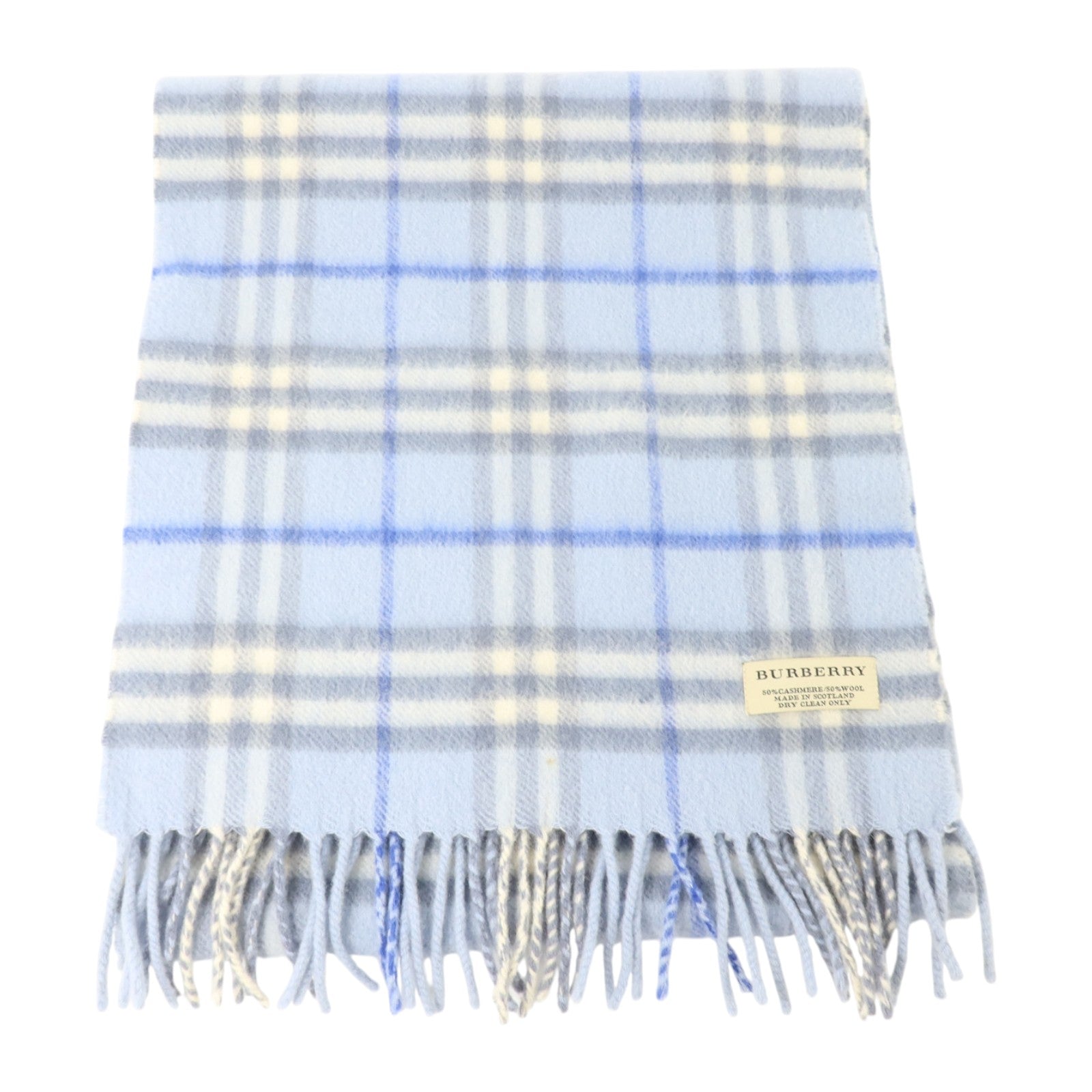 BURBERRY 羊絨/羊毛Check Scarf 144x30cm圍巾