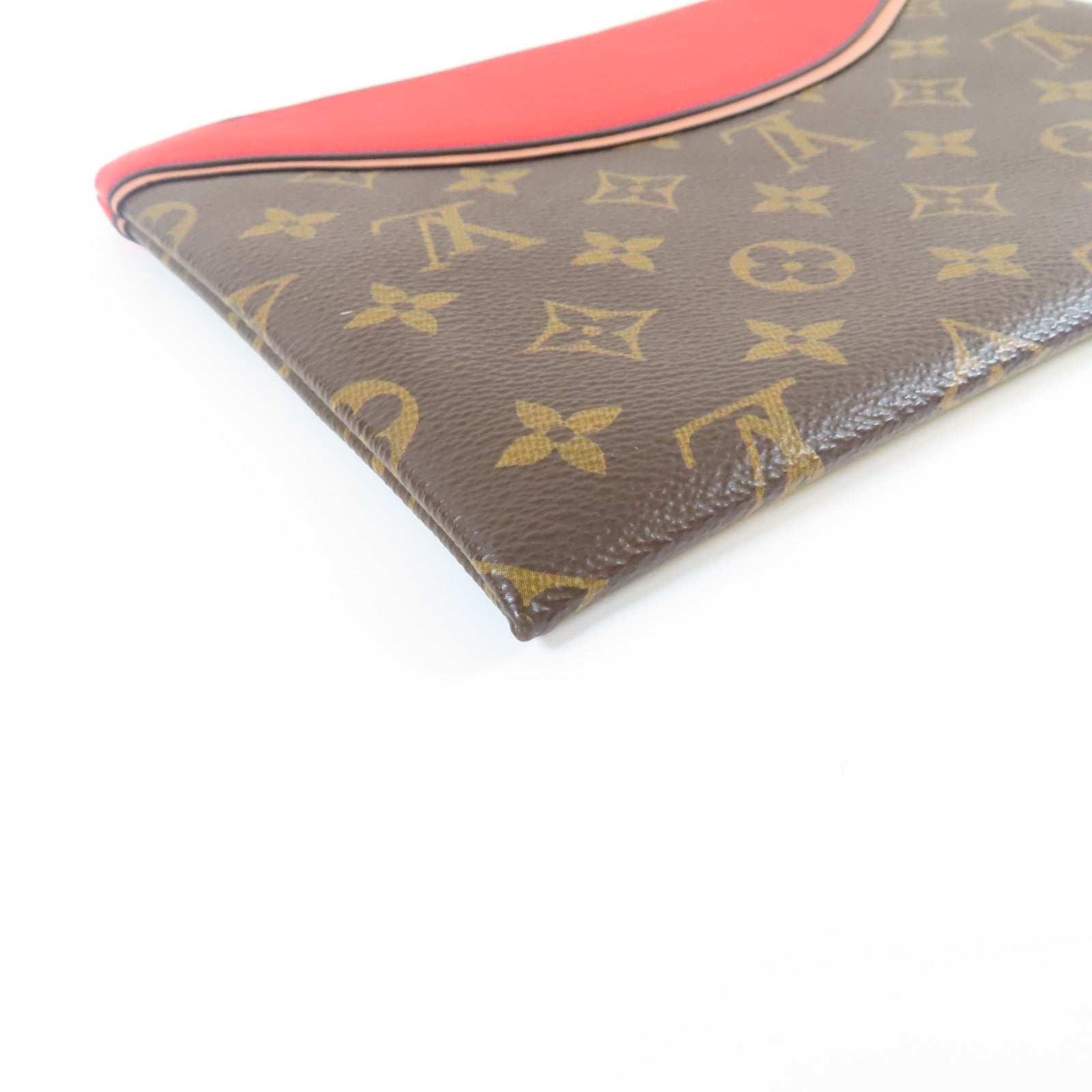 LOUIS VUITTON 【激減優惠】Monogram Tuileries Pochette金扣小袋啡色