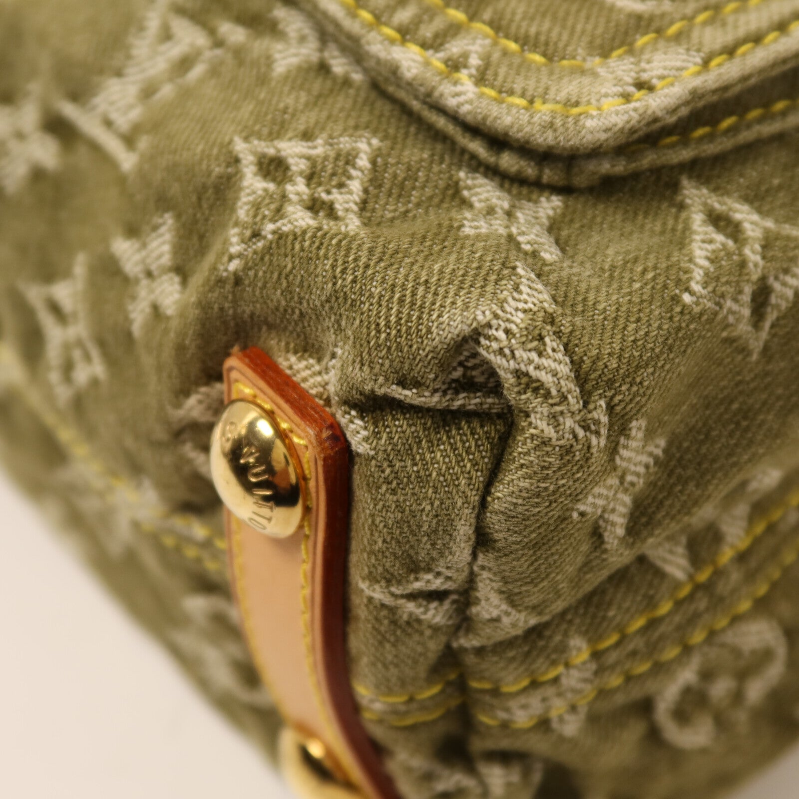 LOUIS VUITTON Monogram Denim Buggy PM金扣肩背袋