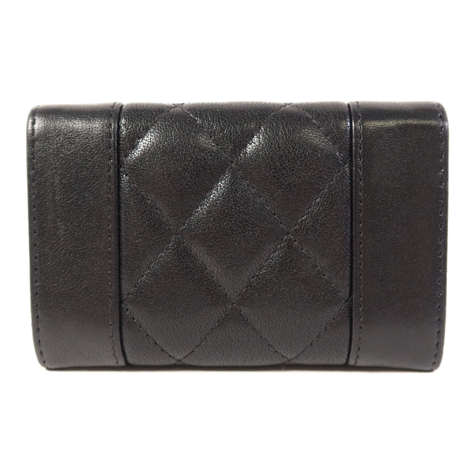 CHANEL 羊皮皮革Card Case金扣卡片套