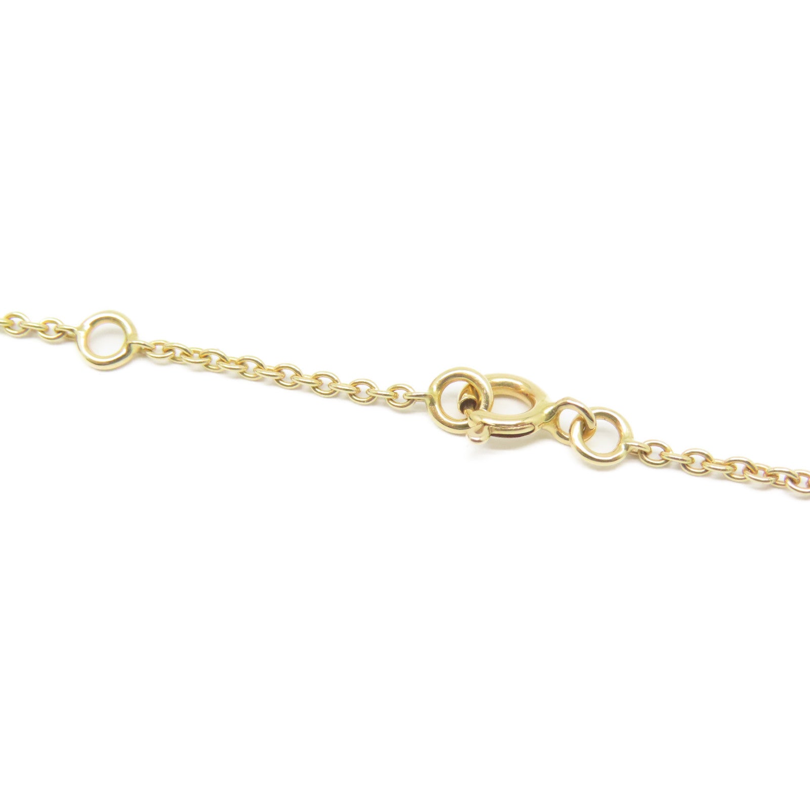 HERMES **【激減優惠】18K玫瑰金Amulettes Constance Pendant0.29ct鑽石項鍊金色