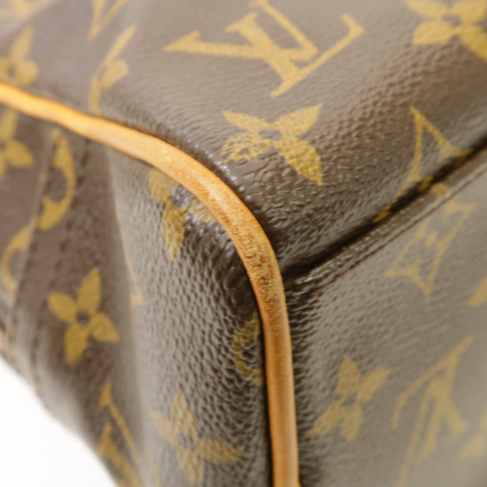 LOUIS VUITTON 【激減優惠】Monogram Manhattan GM金扣肩背袋棕色