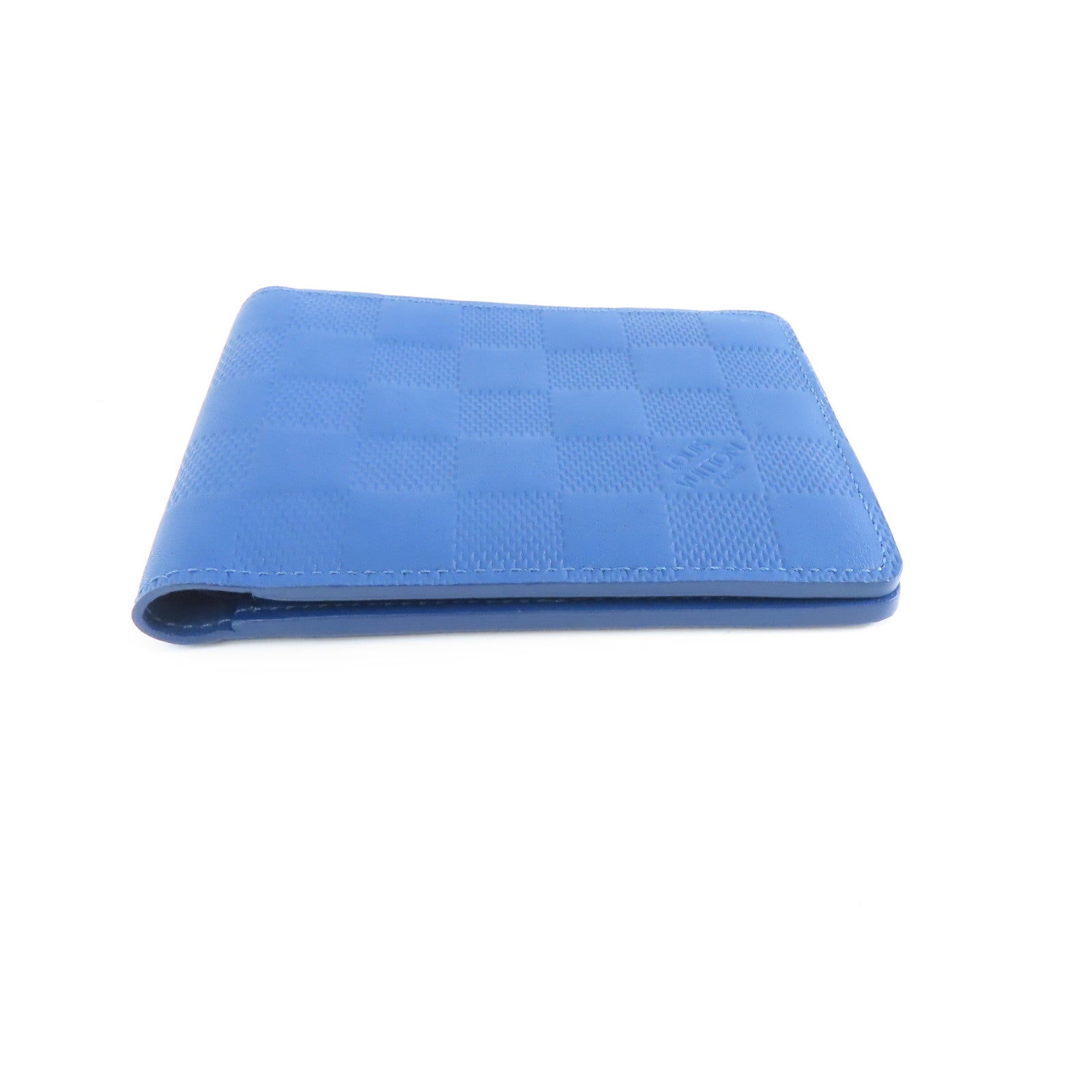 LOUIS VUITTON Damier Infini Multiple Wallet錢包藍色