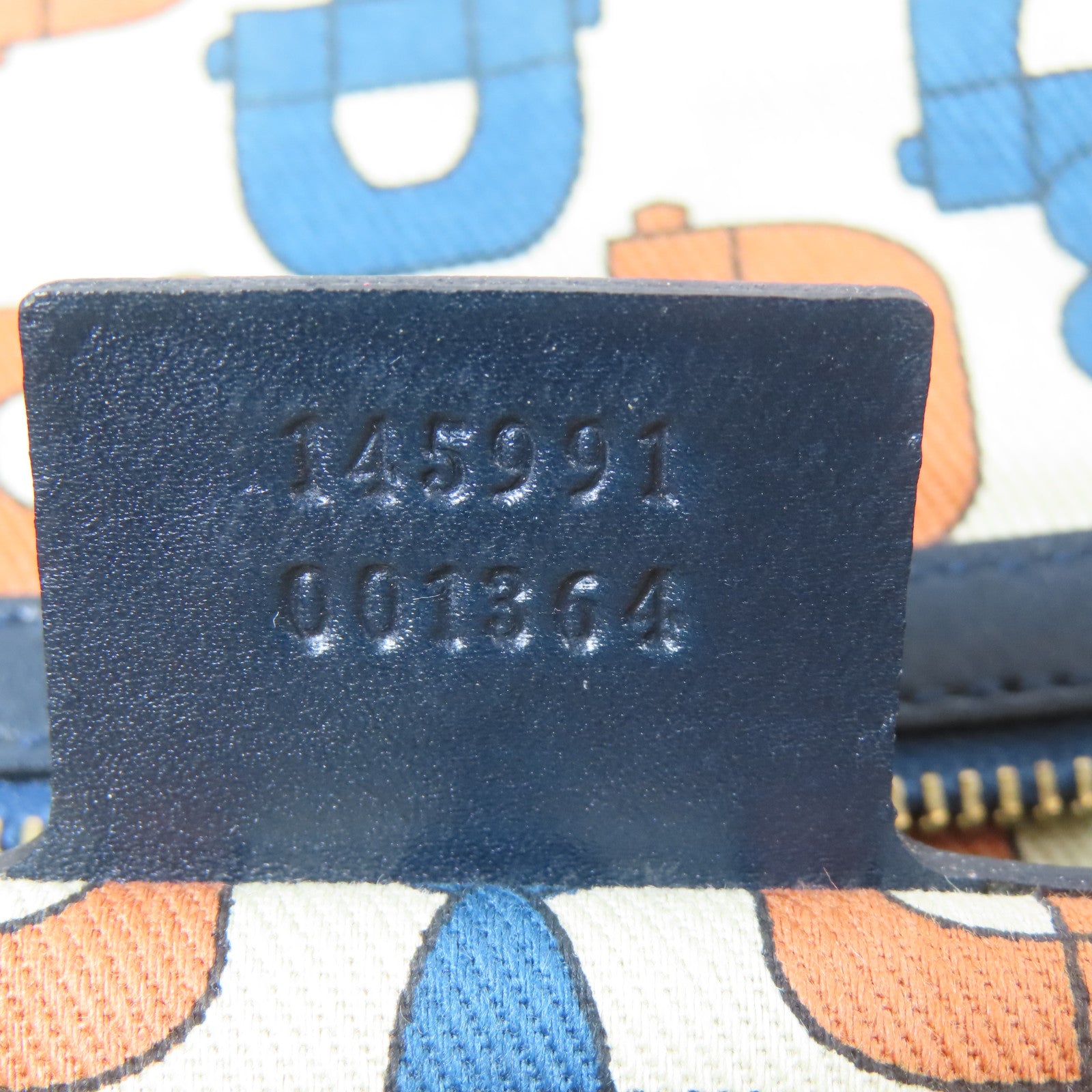 GUCCI 牛皮皮革Shoulder Bag金扣肩背袋深藍色