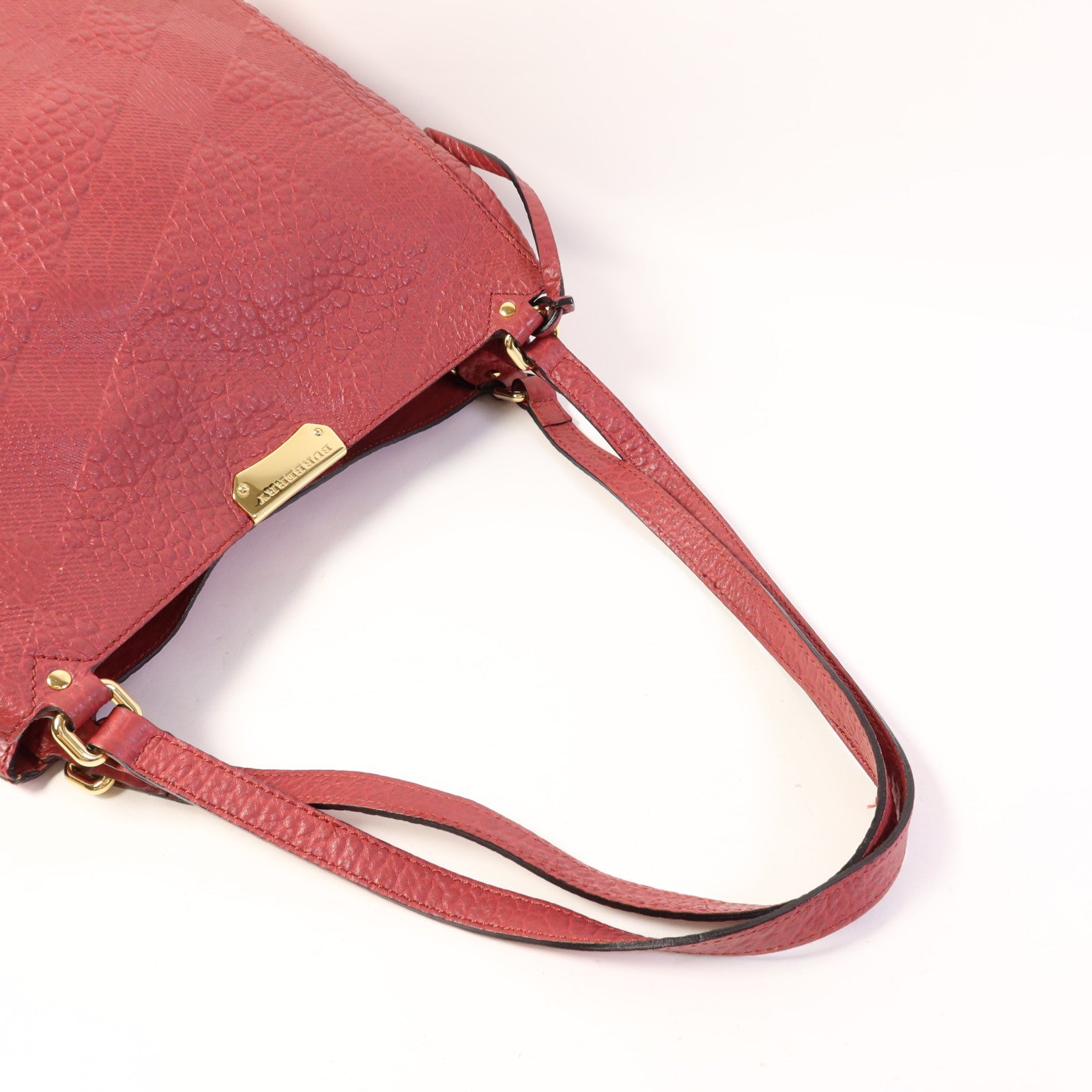 BURBERRY 牛皮皮革Shoulder Bag金扣肩背袋