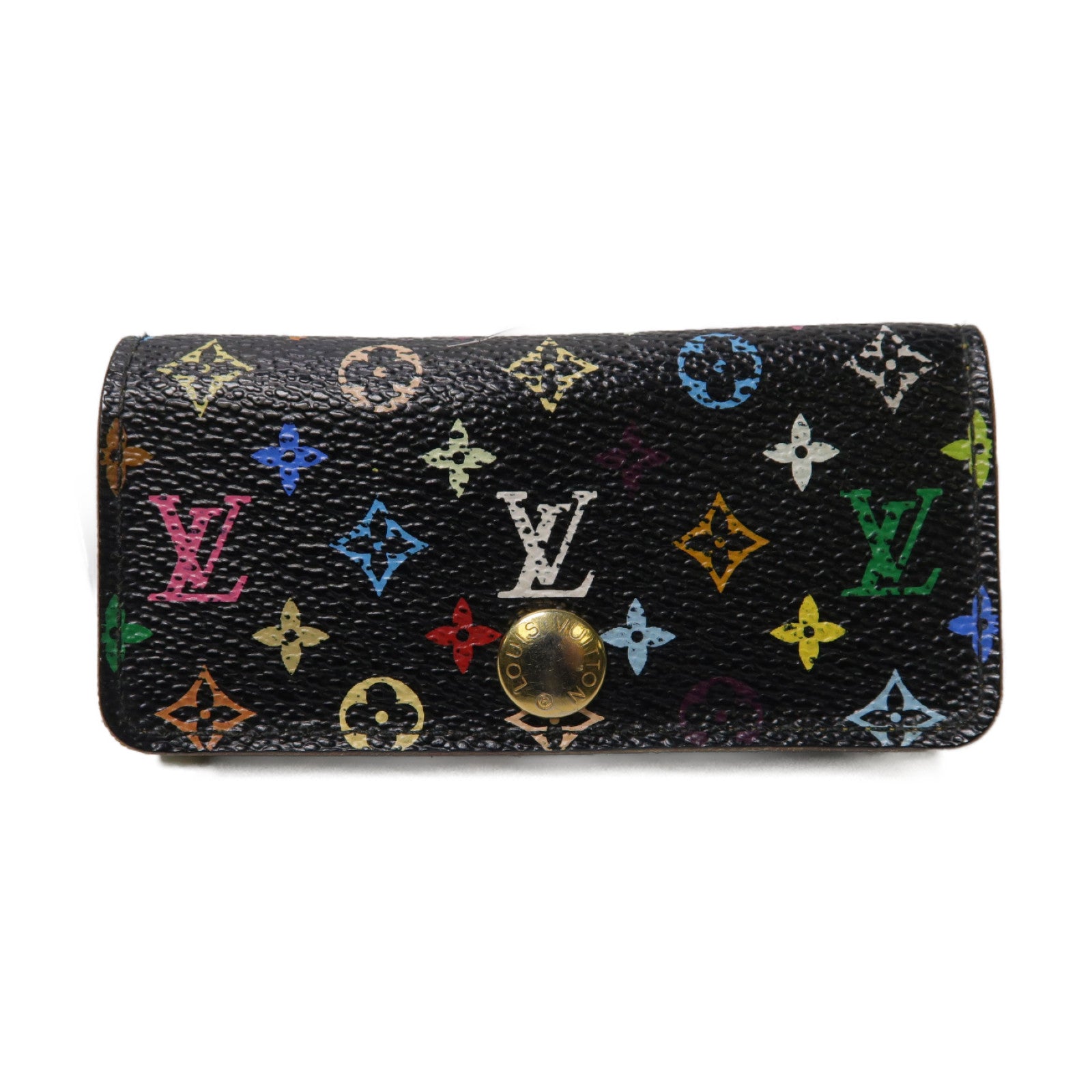 LOUIS VUITTON 【激減優惠】Monogram Multicolore Multicles 4 Key Holder金扣鎖匙包黑色/彩色