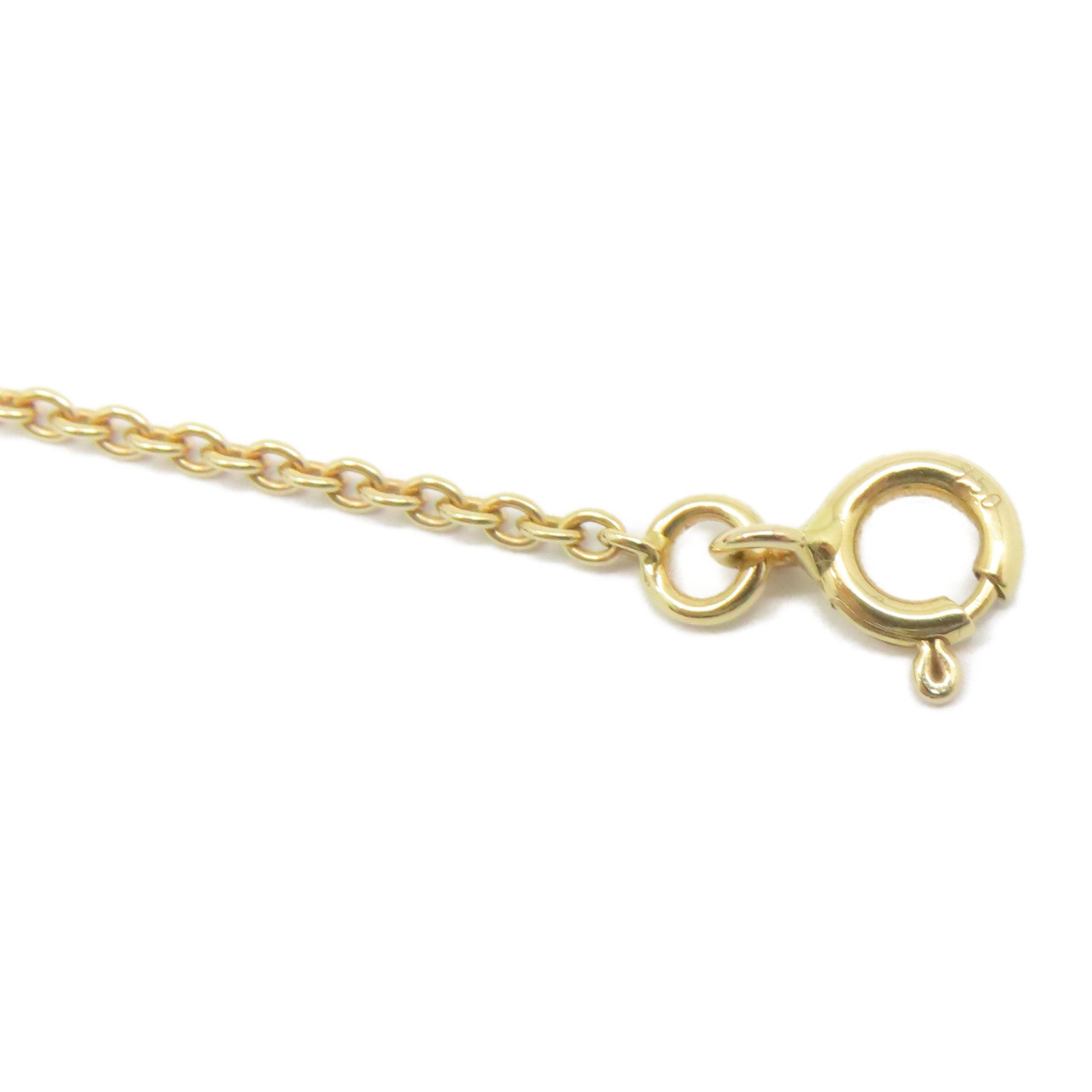 HERMES **【激減優惠】18K玫瑰金Amulettes Constance Pendant0.29ct鑽石項鍊金色