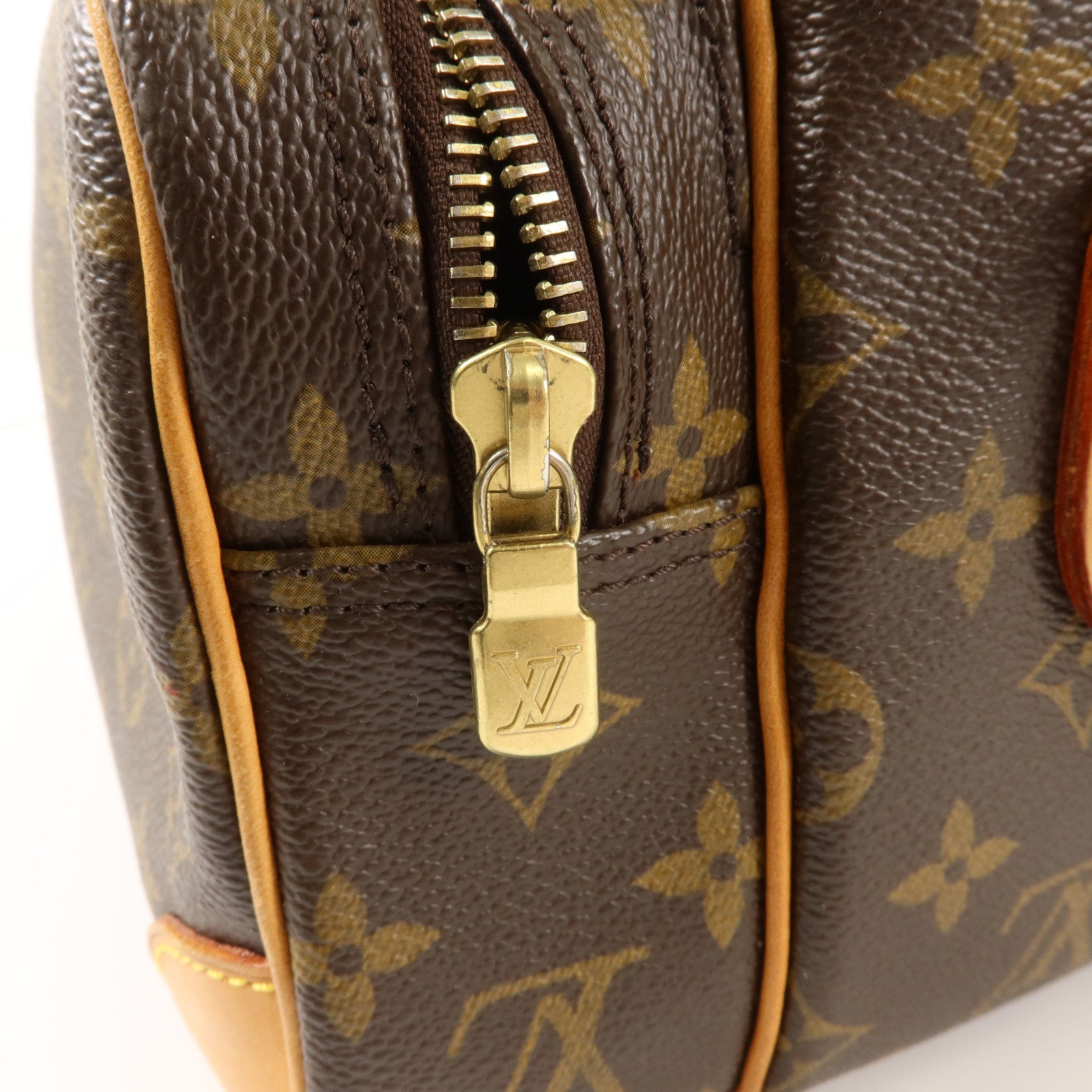 LOUIS VUITTON Monogram Nile金扣肩背袋