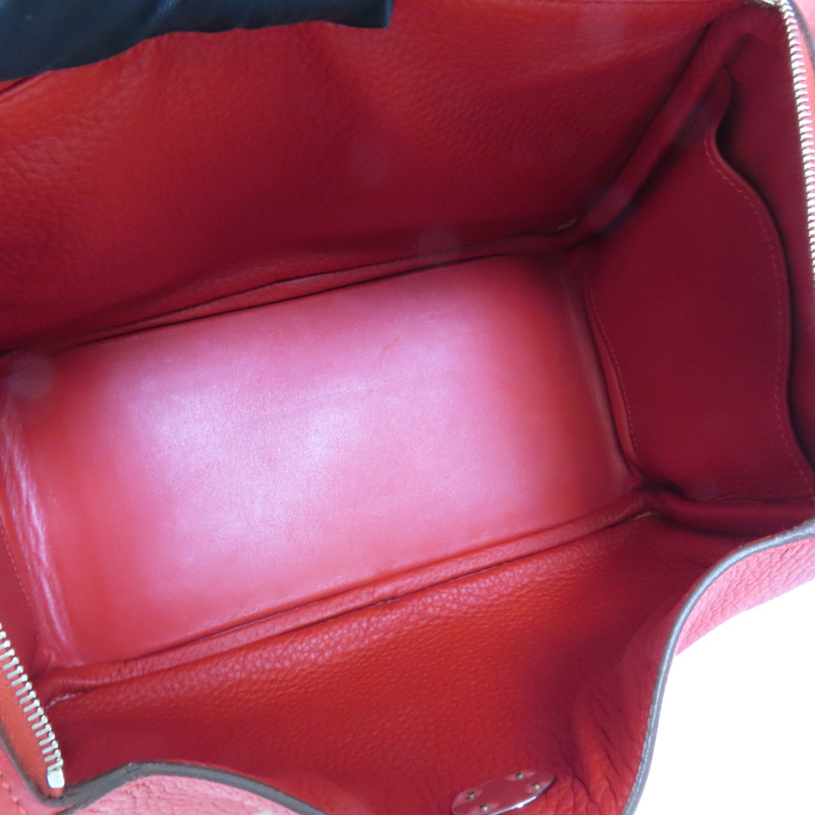 HERMES Togo皮革Lindy 26手挽肩背兩用袋Rouge Casaque