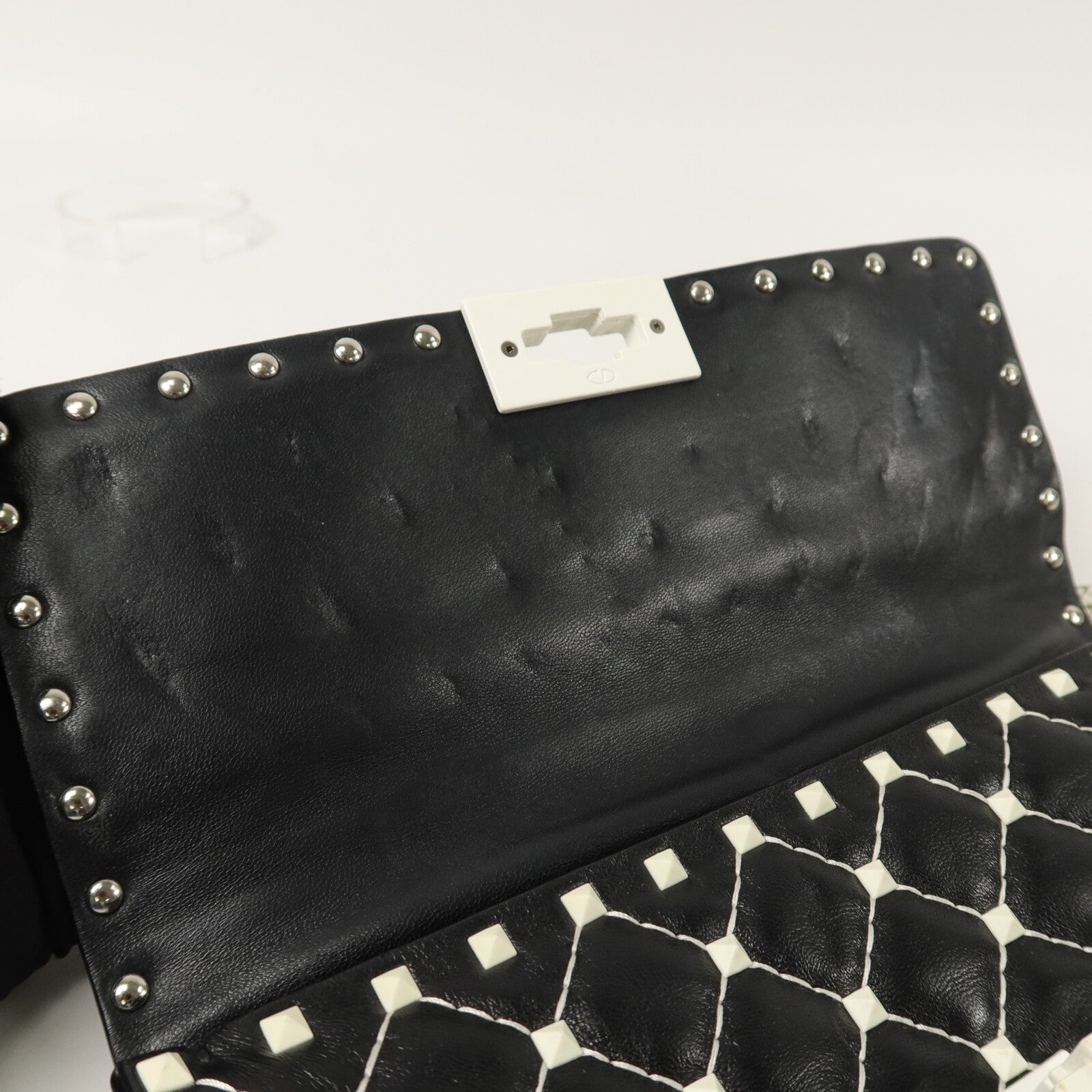 Valentino 牛皮皮革Rockstud Spike手挽肩背兩用袋