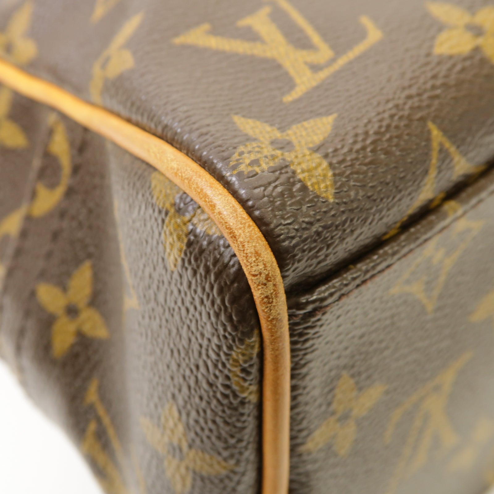 LOUIS VUITTON 【激減優惠】Monogram Manhattan GM金扣肩背袋棕色