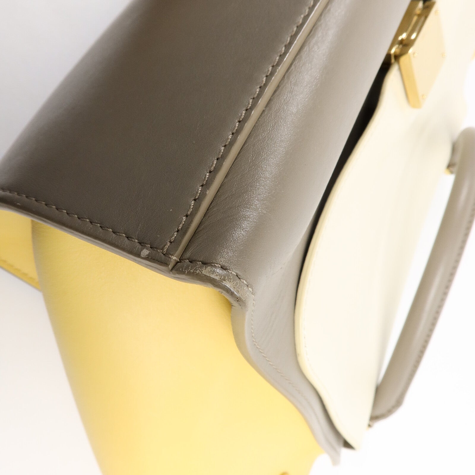 CELINE 牛皮皮革Trapeze Medium手挽肩背兩用袋