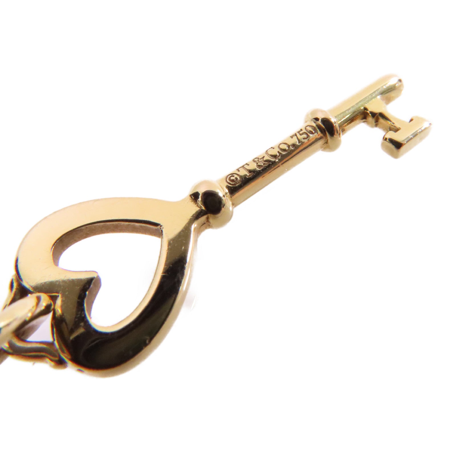 TIFFANY＆CO 【激減優惠】18K黃金Key Pendant Top吊墜金色