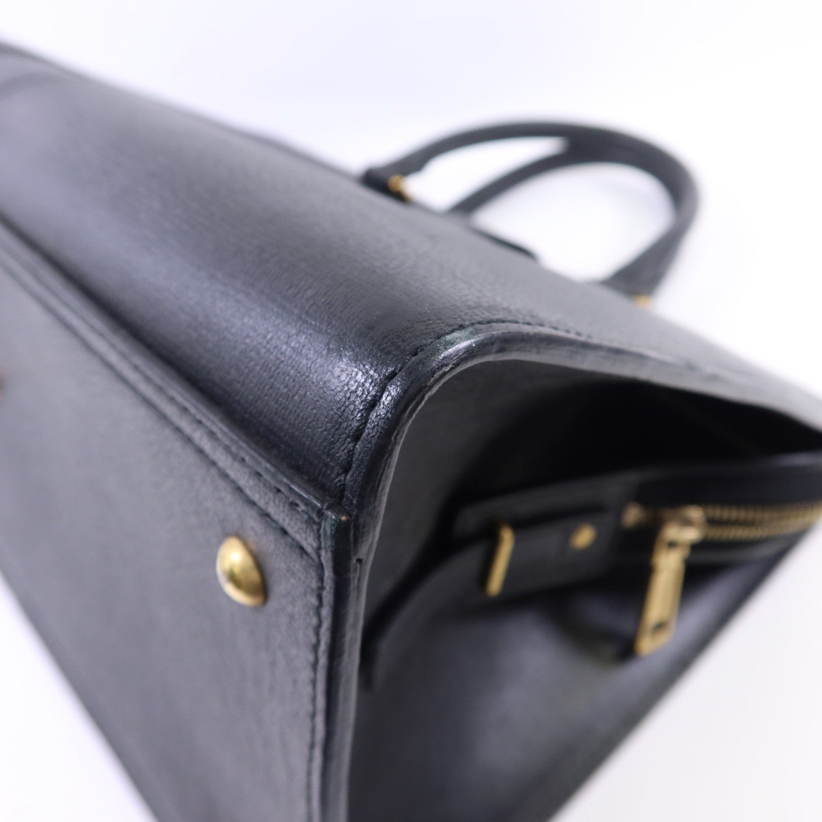 SAINT LAURENT 牛皮皮革Cabas Chyc金扣手挽袋