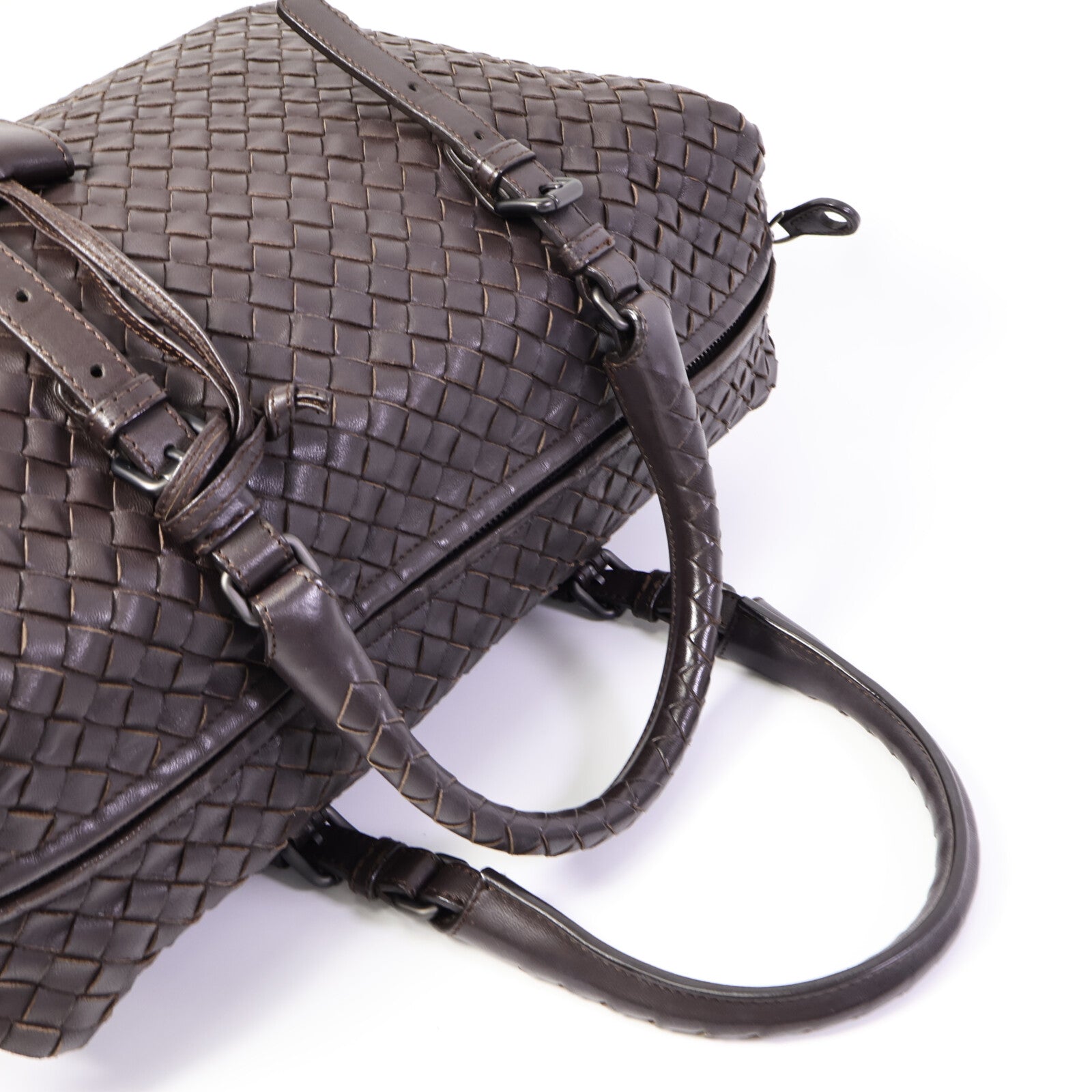 BOTTEGA VENETA 羊皮皮革Boston Bag手挽袋