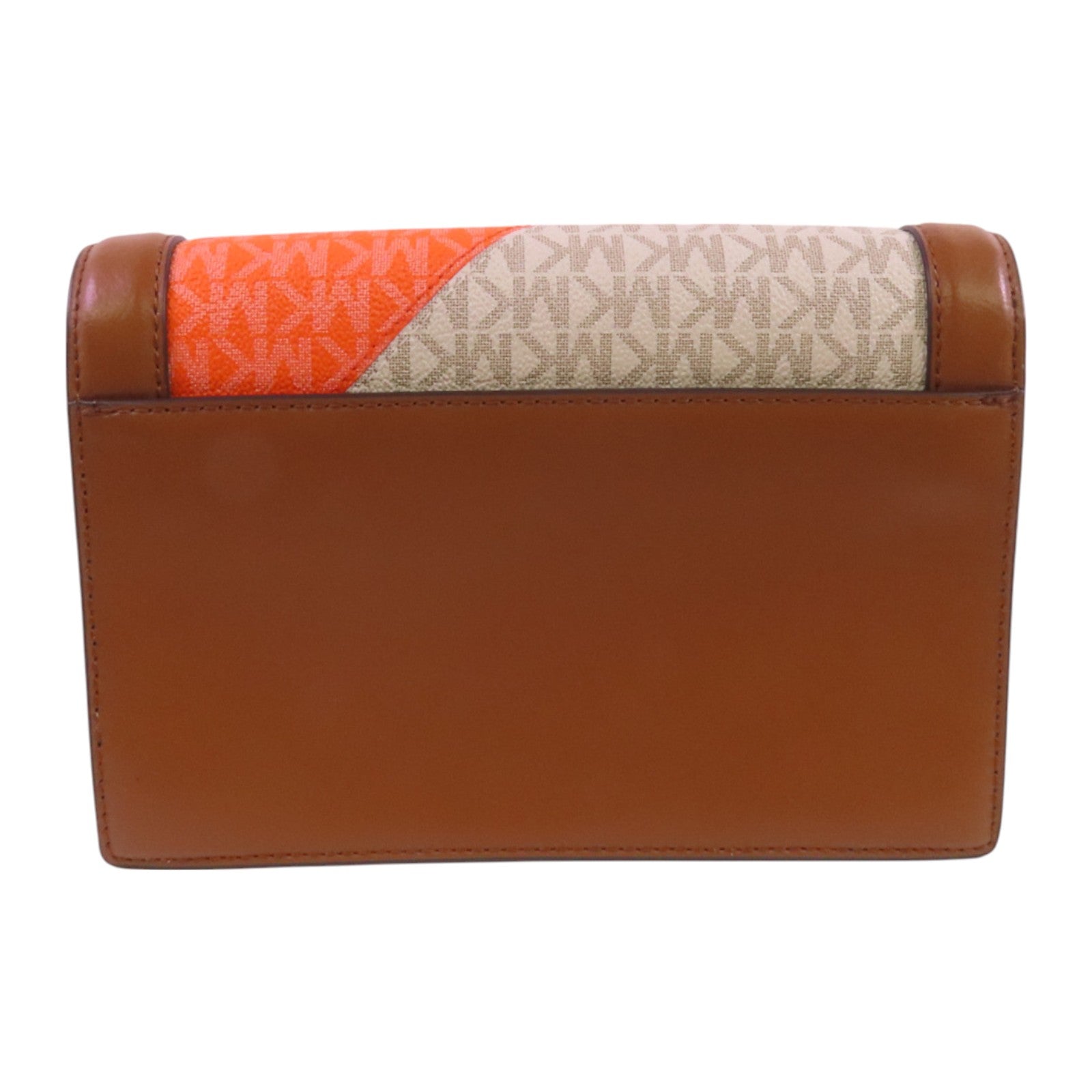 Michael Kors 塗層帆布Shoulder Bag金扣鏈帶肩背袋