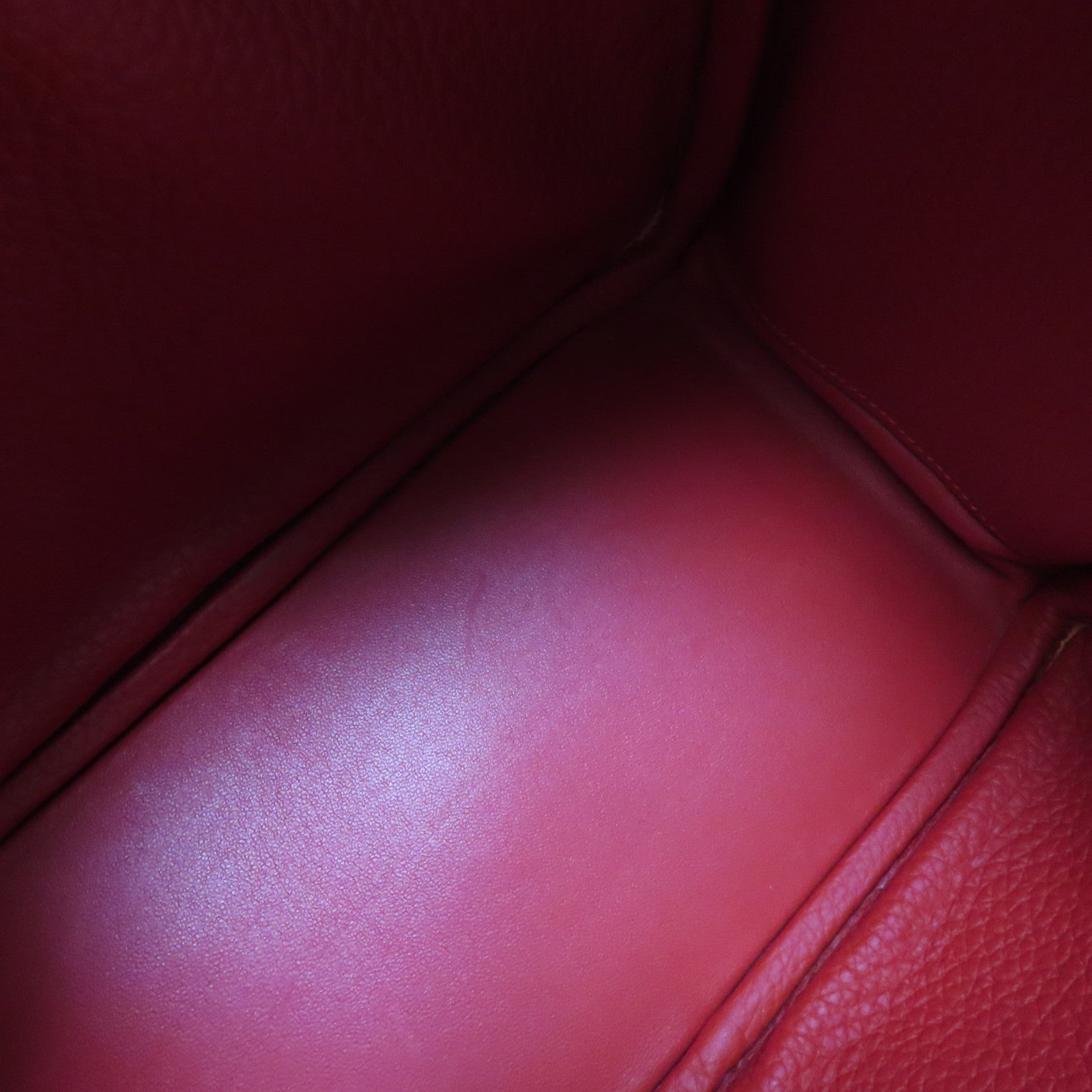 HERMES Togo皮革Lindy 26手挽肩背兩用袋Rouge Casaque