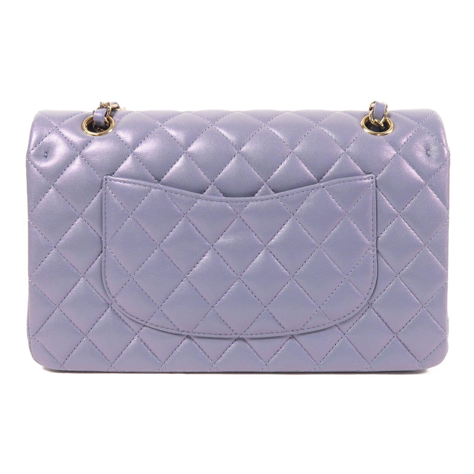 CHANEL 羊皮皮革Classic 25金扣鏈帶肩背袋