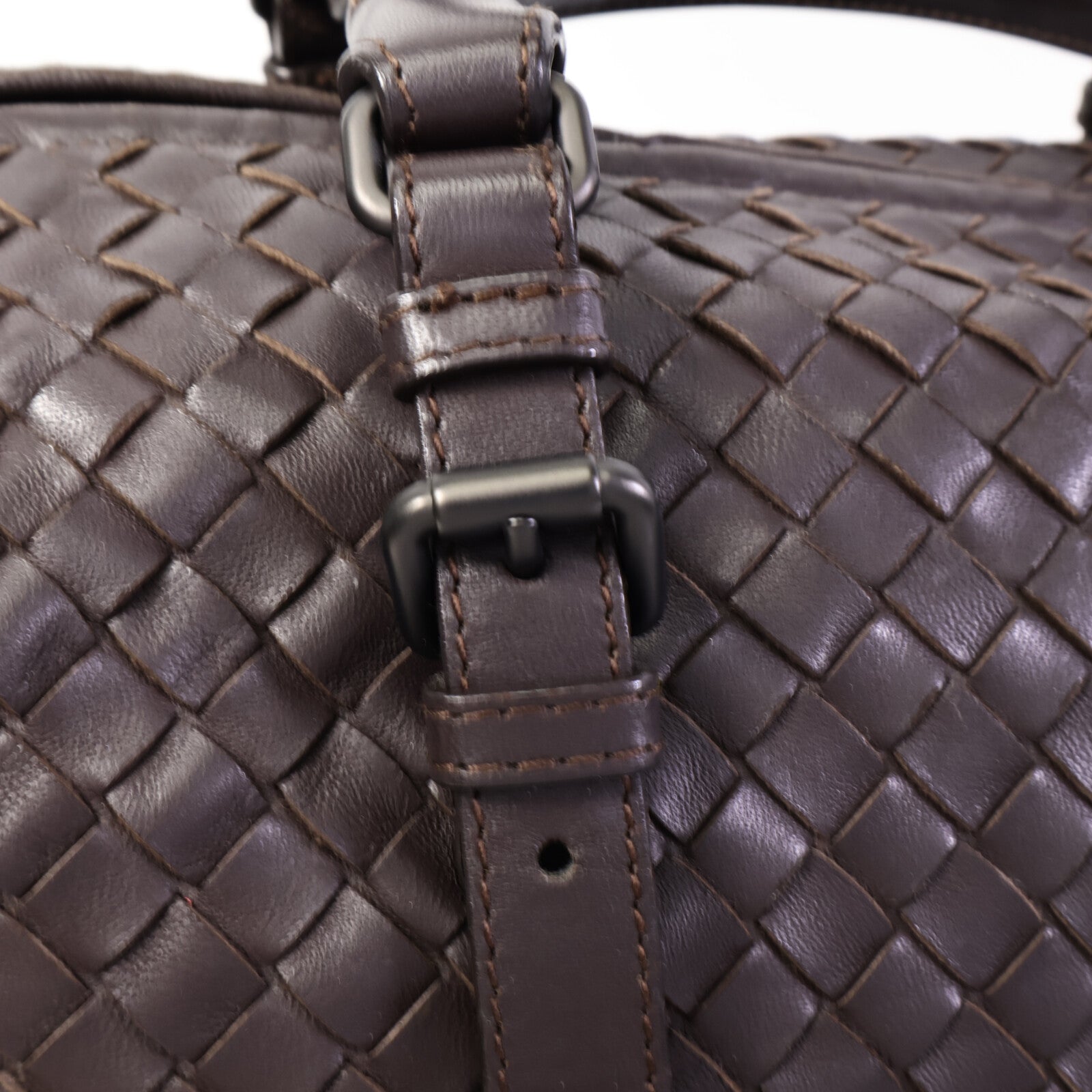 BOTTEGA VENETA 羊皮皮革Boston Bag手挽袋