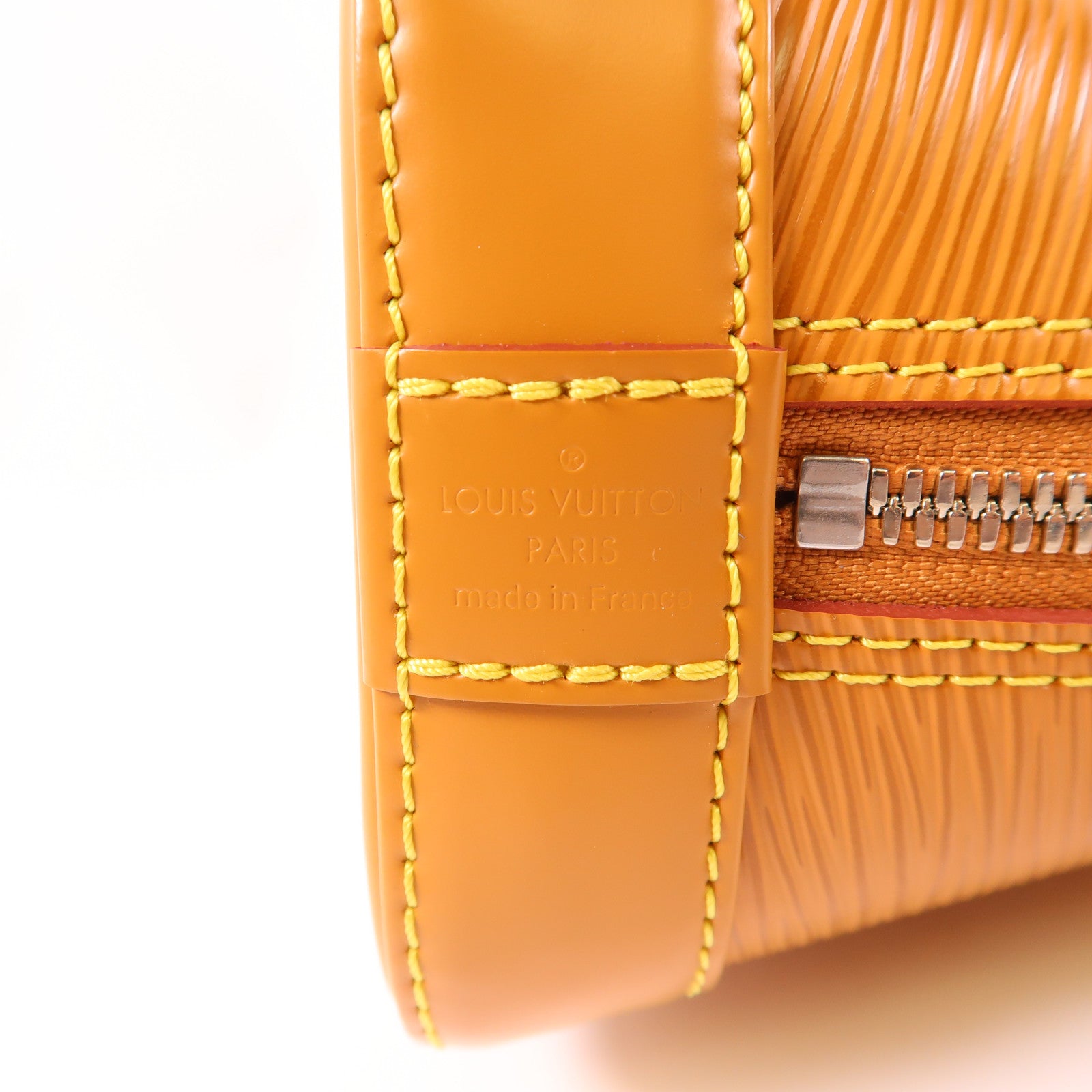 LOUIS VUITTON Epi Alma BB銀扣手挽肩背兩用袋